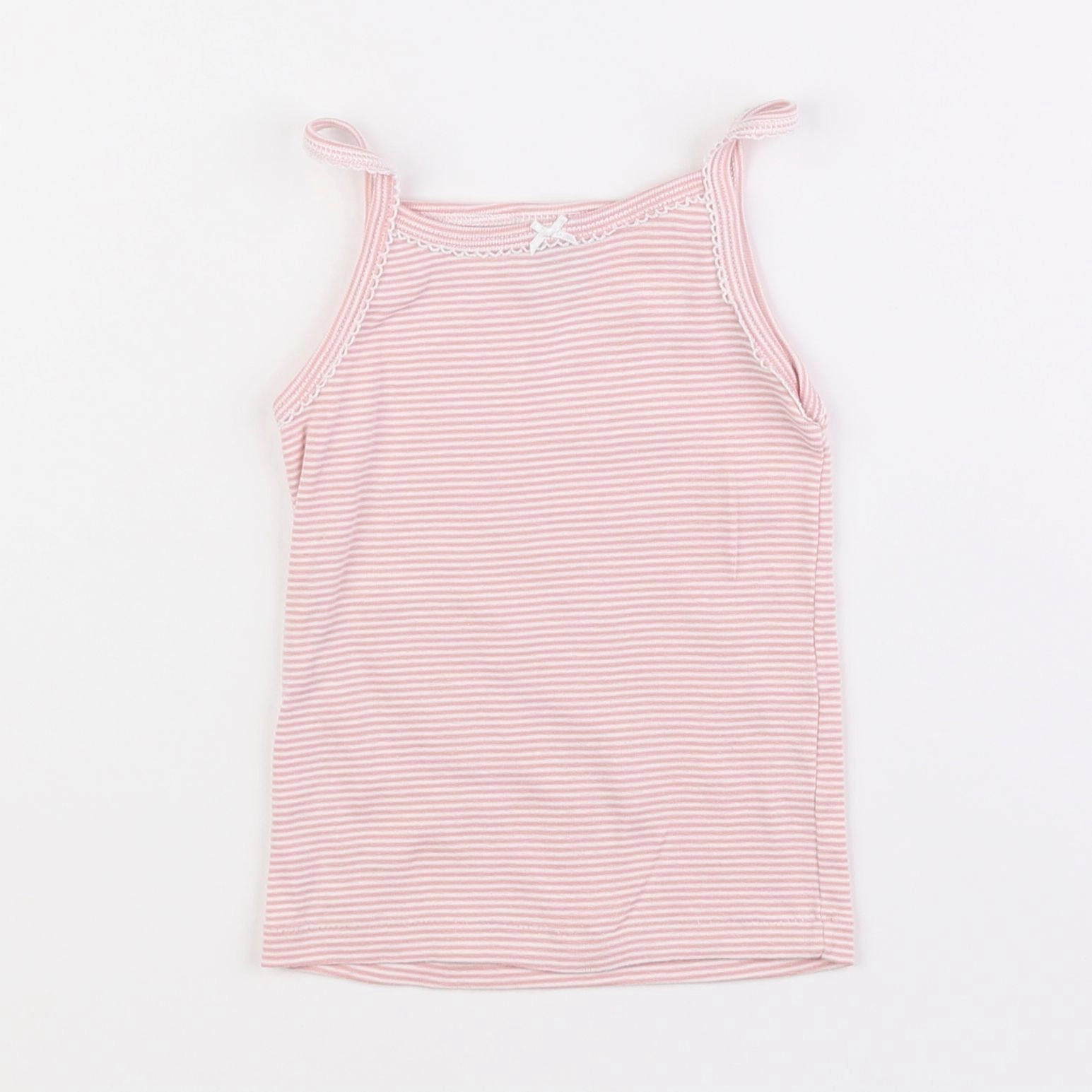 Petit Bateau - maillot de corps rose - 2 ans