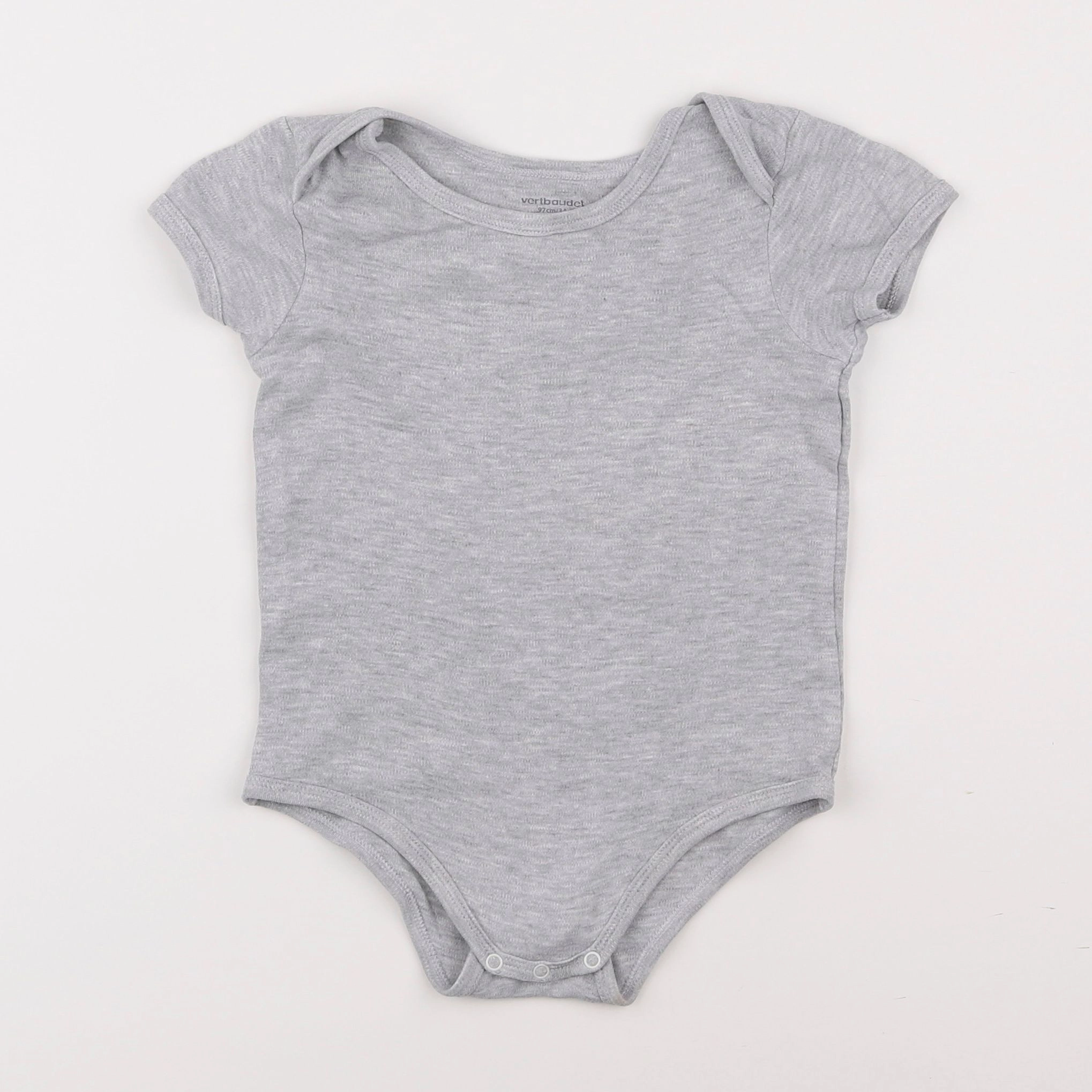 Vertbaudet - body gris - 3 ans