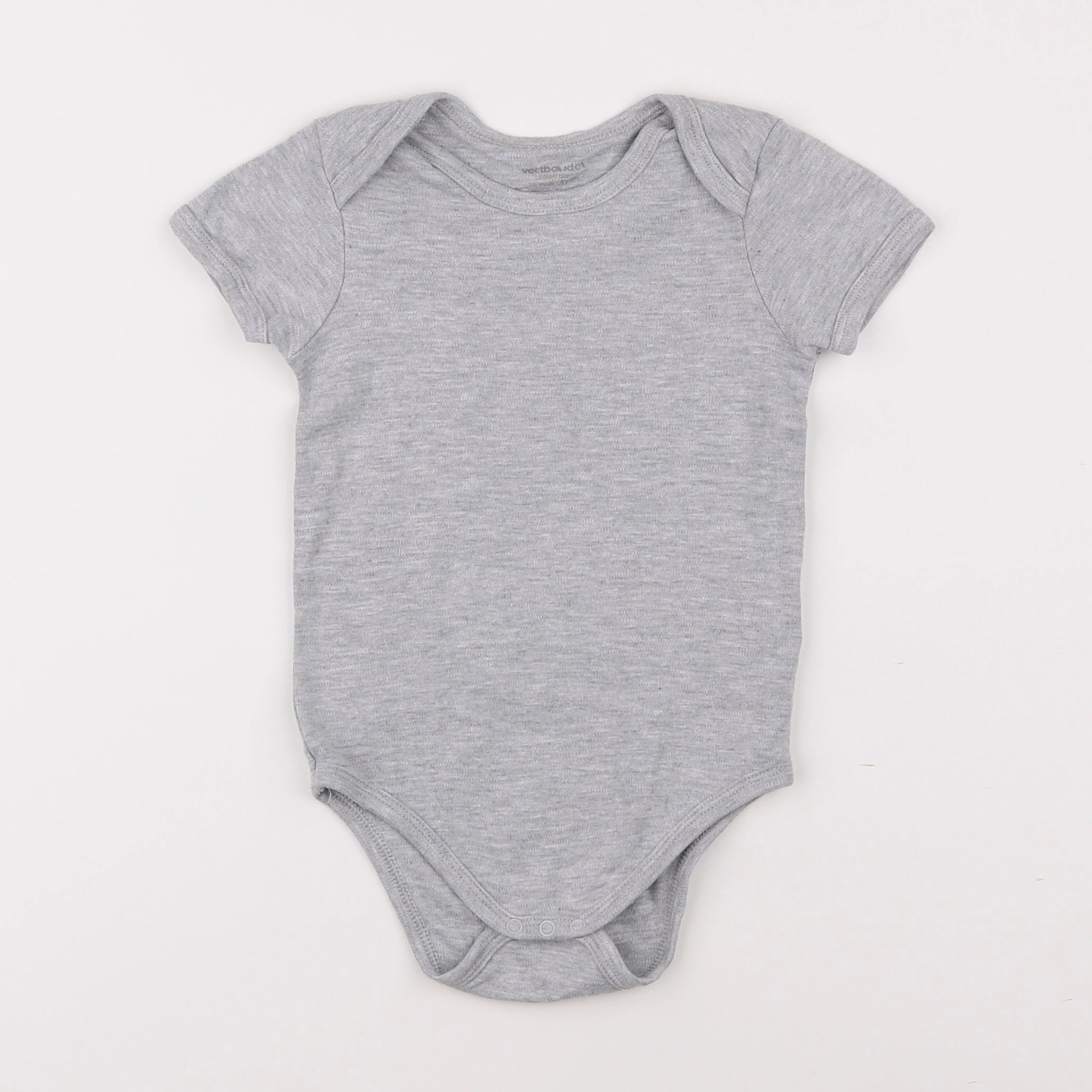 Vertbaudet - body gris - 18 mois