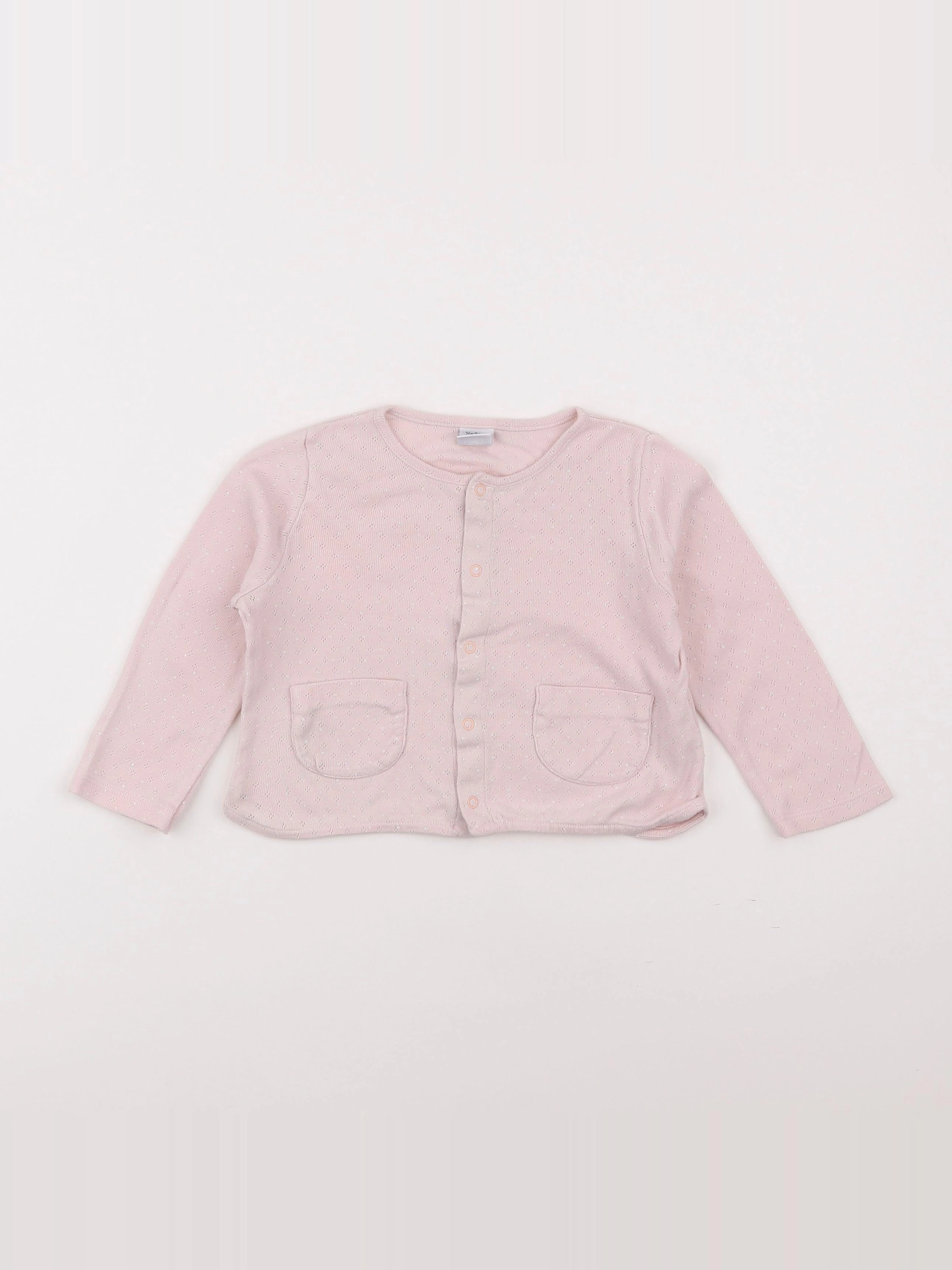 Petit Bateau - tee-shirt rose - 2 ans