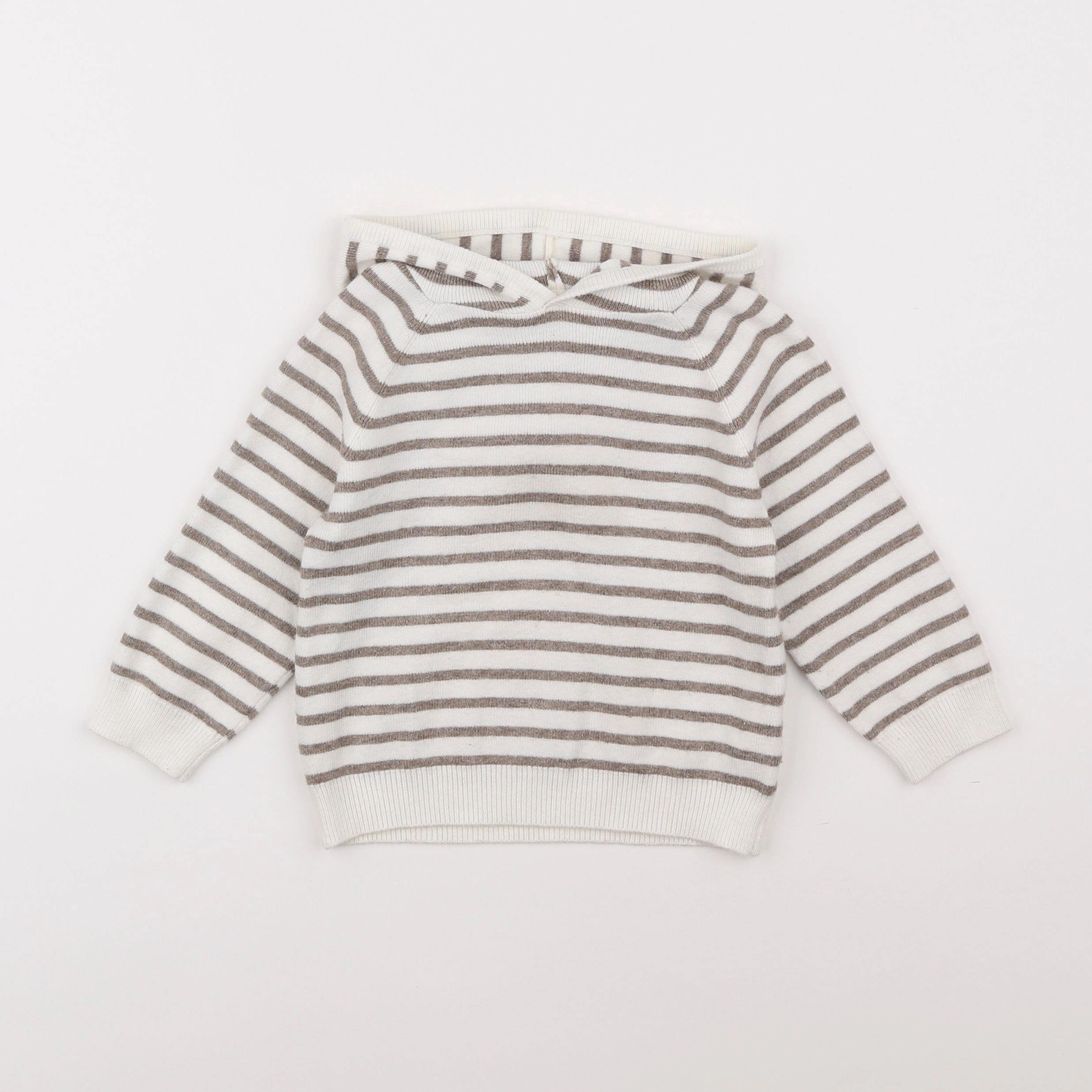 Zara - pull blanc - 12/18 mois