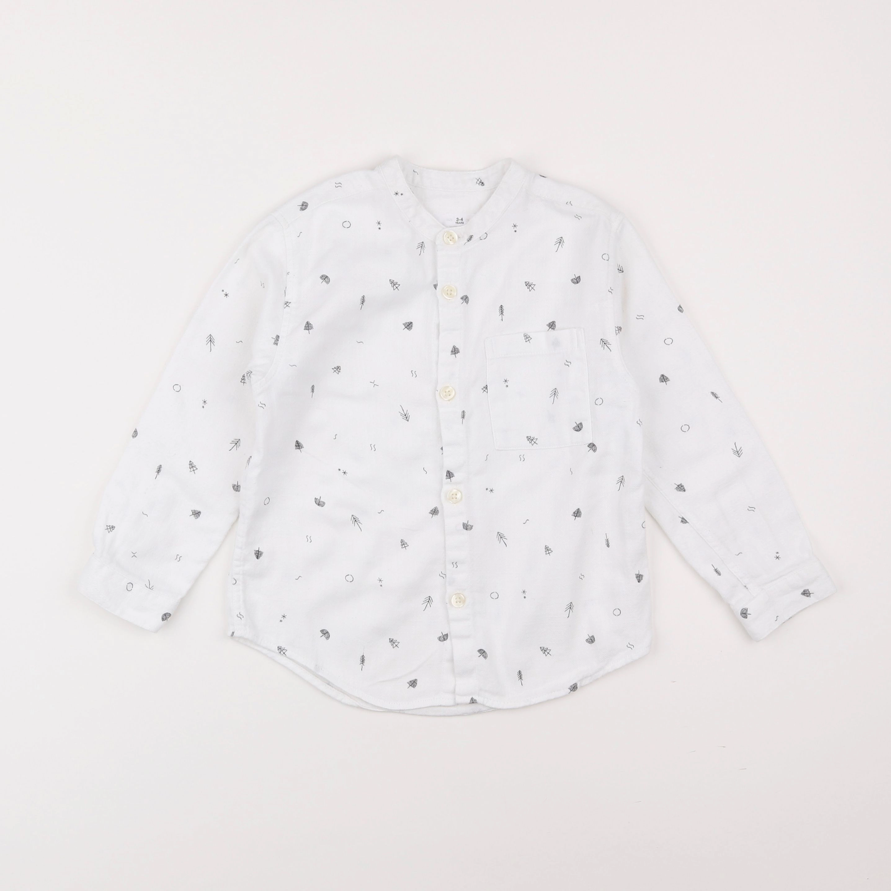 Zara - chemise blanc - 3/4 ans