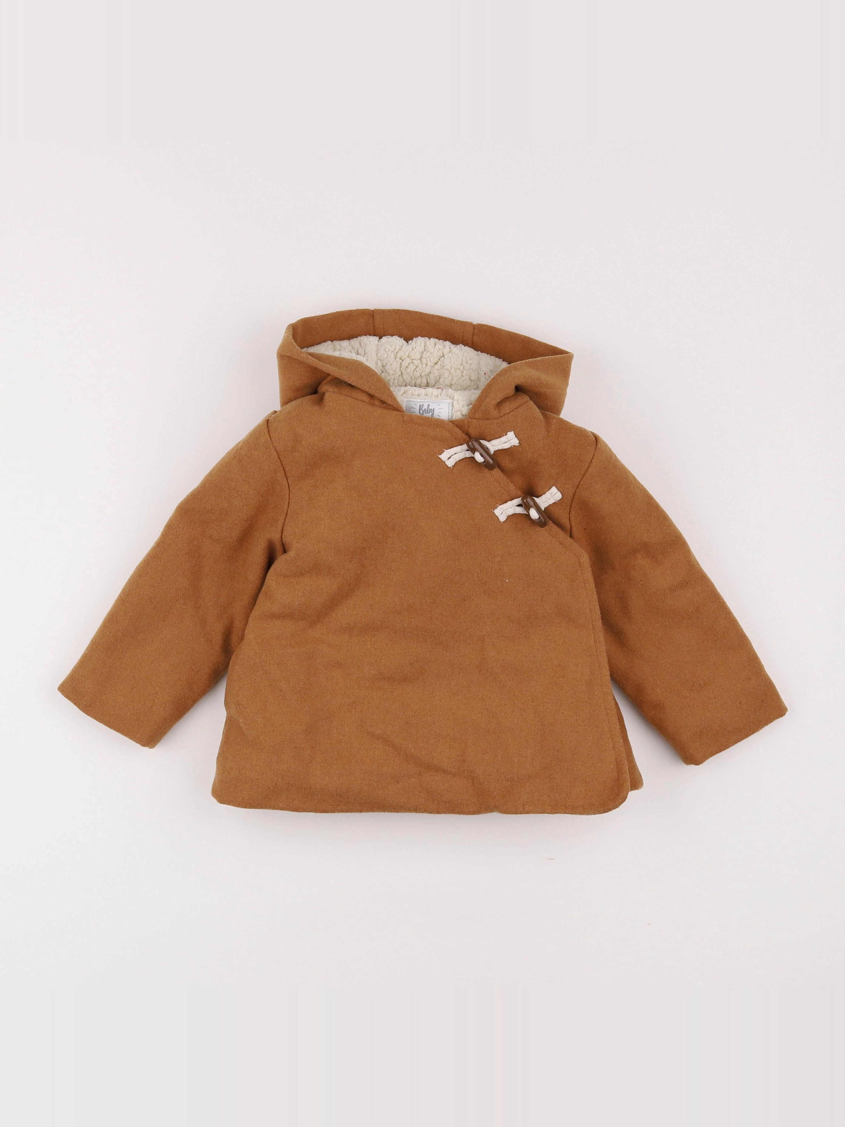 Vertbaudet - manteau marron - 18 mois