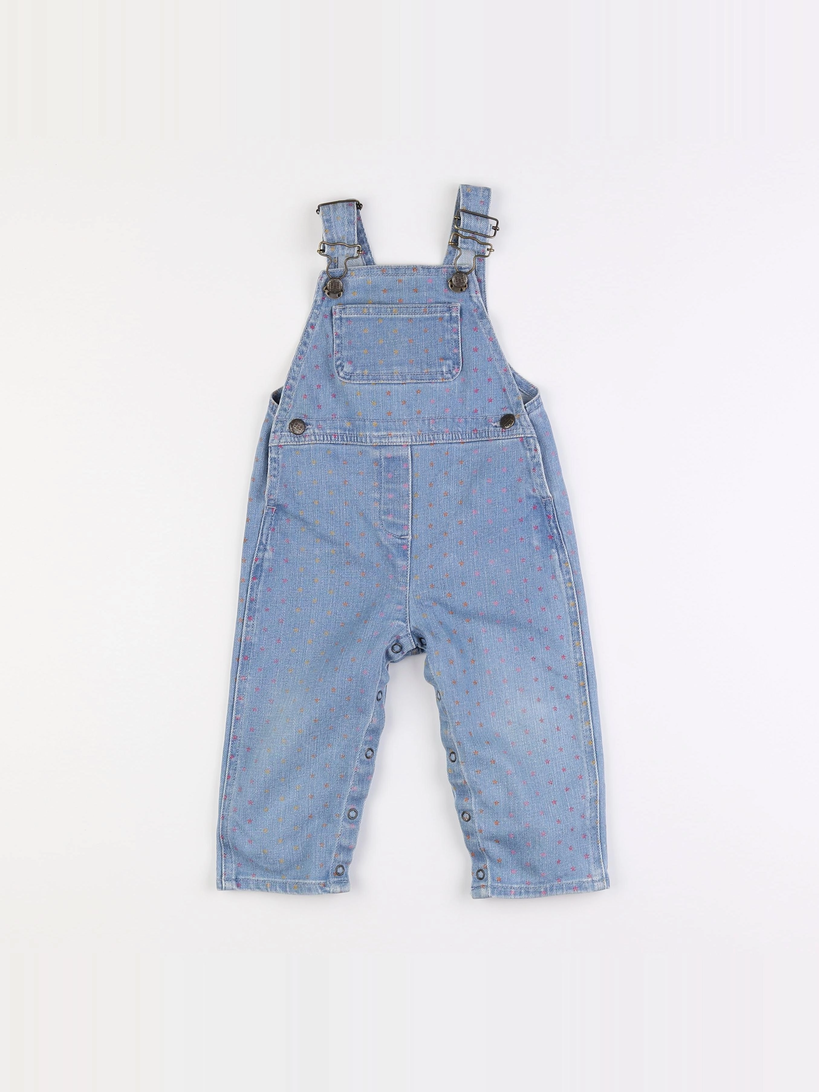 Bonton - salopette bleu - 18 mois