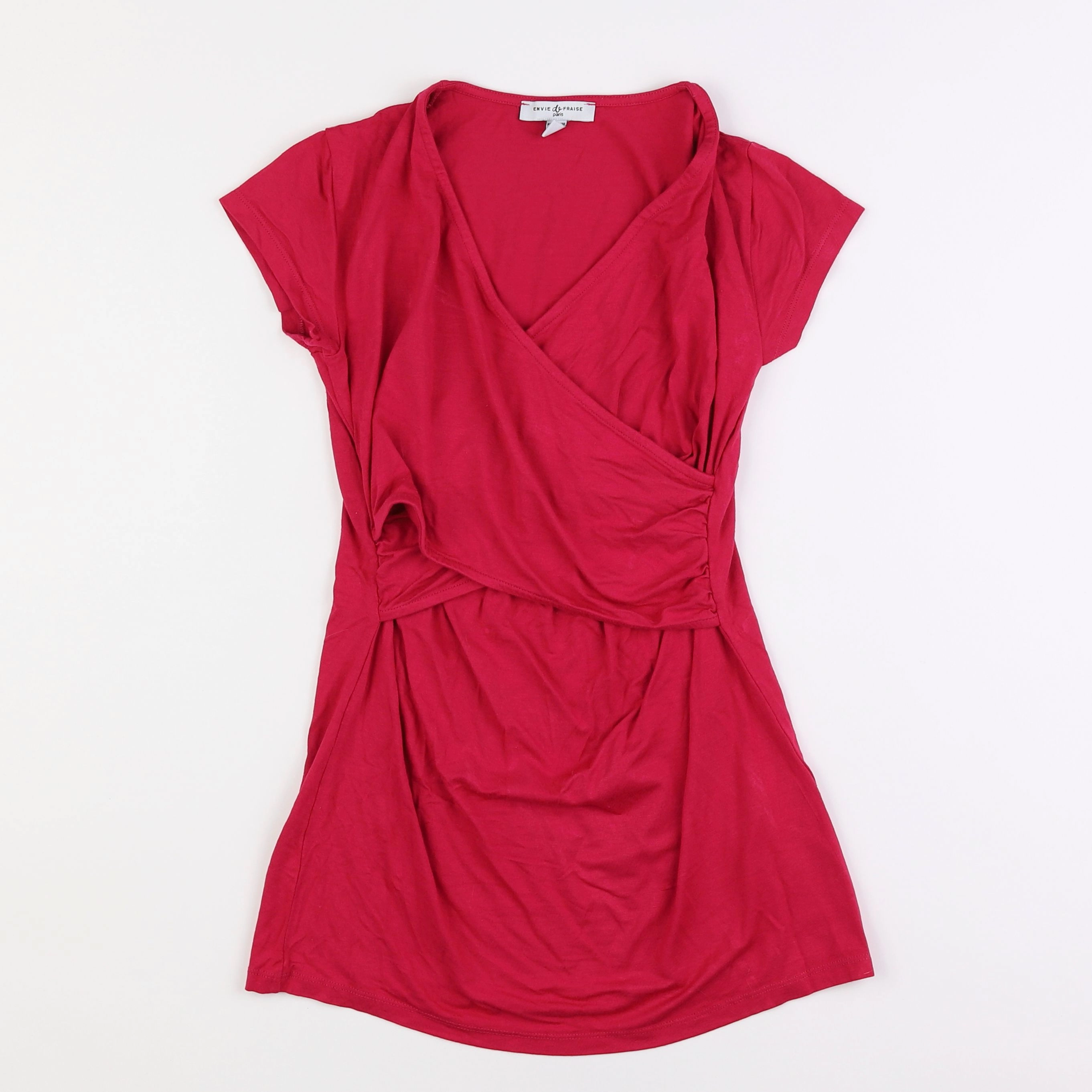 Envie de fraise - tee-shirt allaitement, grossesse rose - 34 à 36