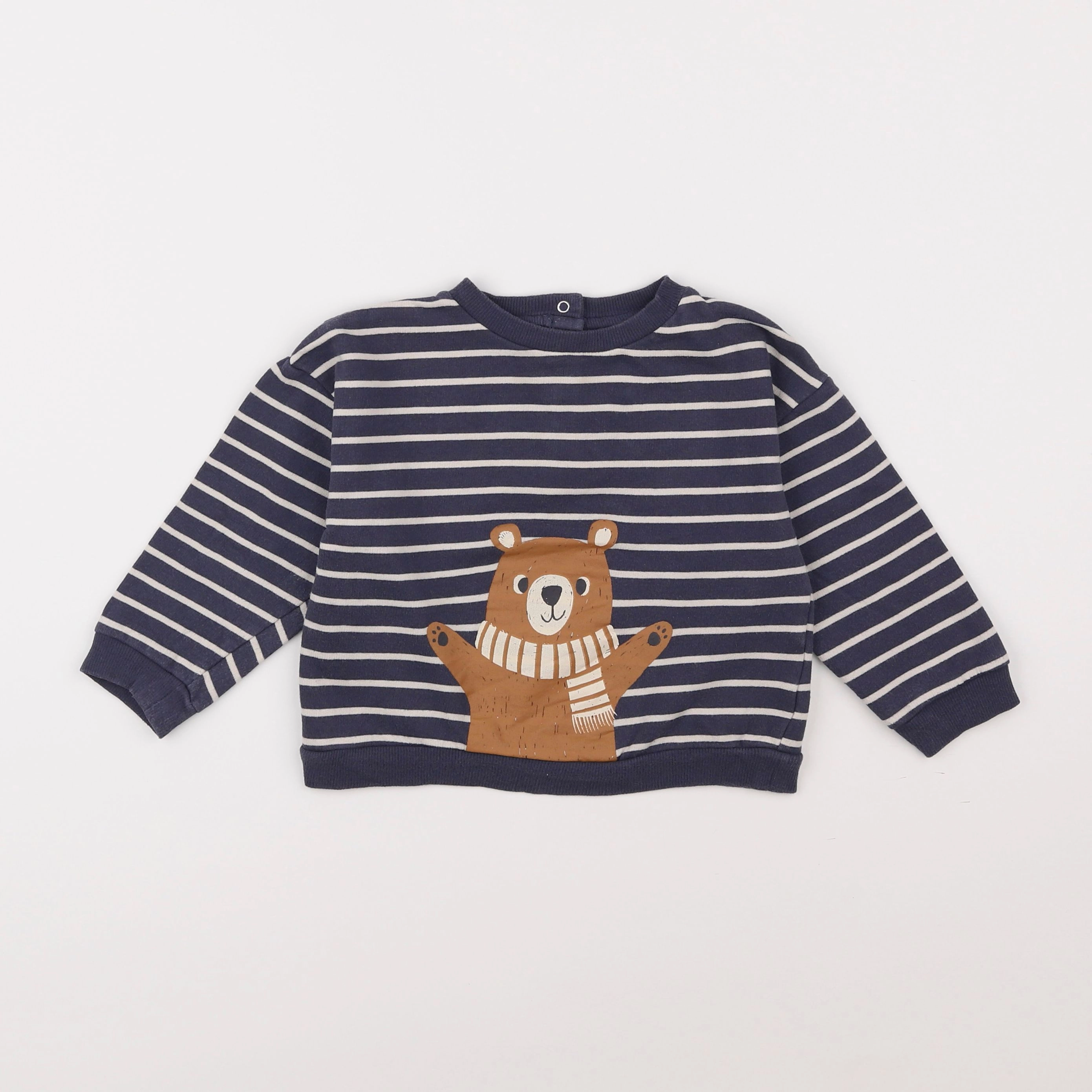 Vertbaudet - sweat bleu - 3 ans