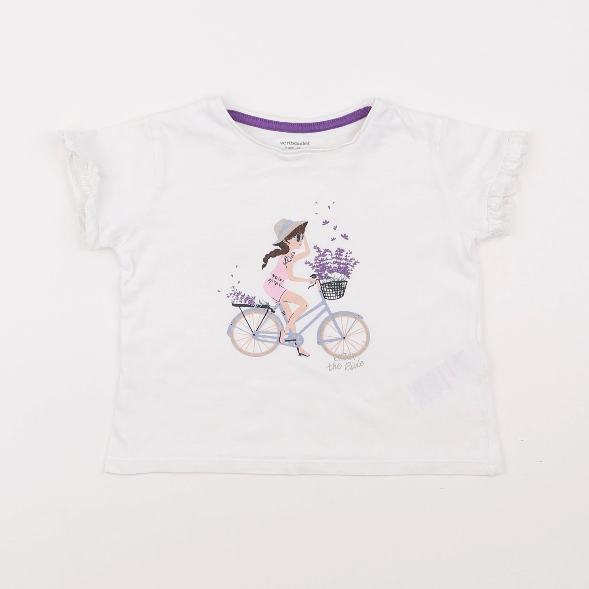 Vertbaudet - tee-shirt multicolore - 3 ans