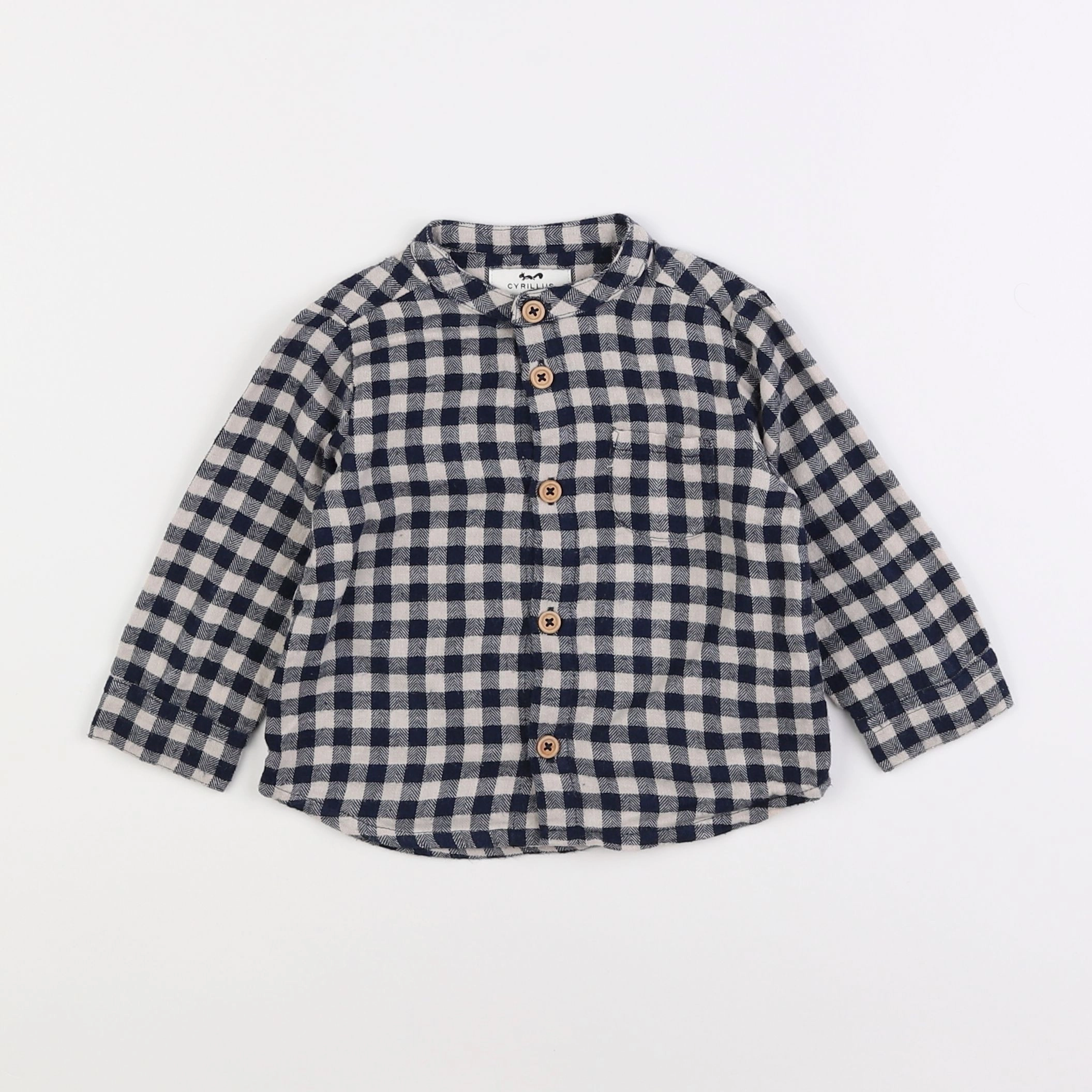 Cyrillus - chemise bleu - 18 mois