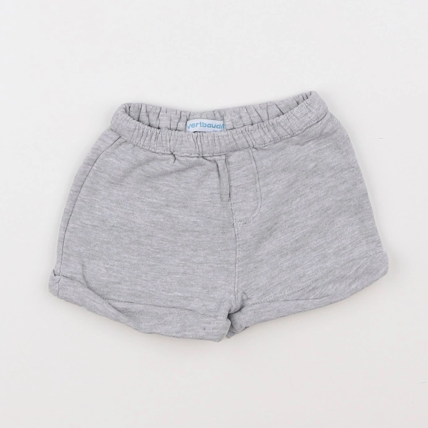 Vertbaudet - short gris - 1 mois