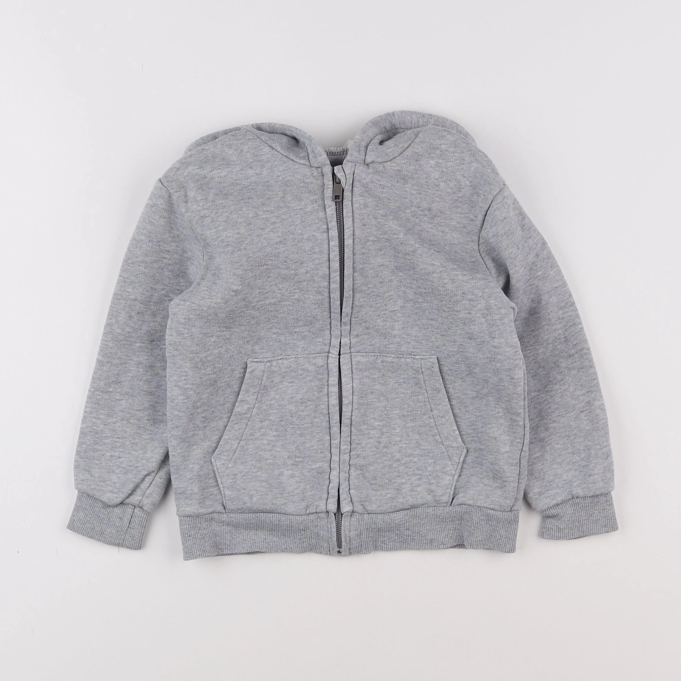 H&M - sweat gris - 3/4 ans