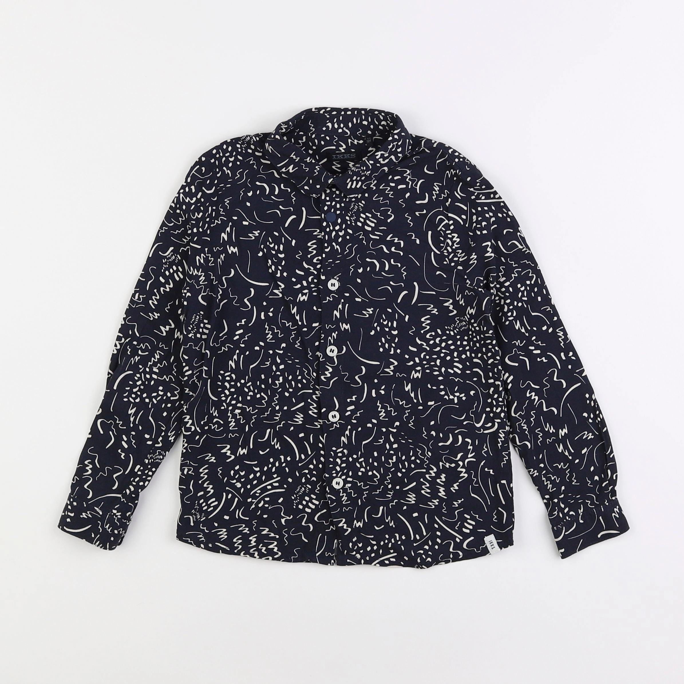 IKKS - chemise bleu - 4 ans
