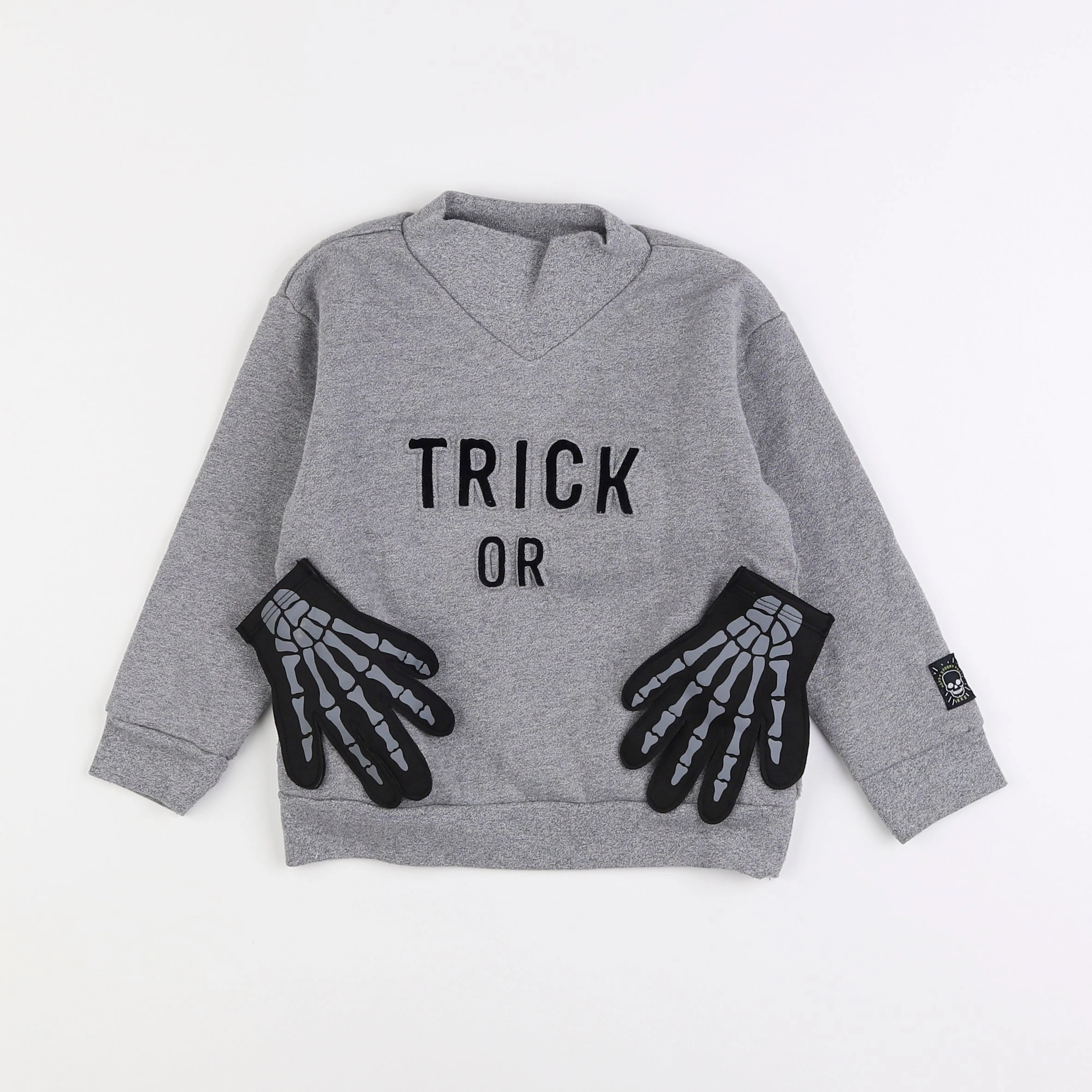 IKKS - sweat gris - 4 ans