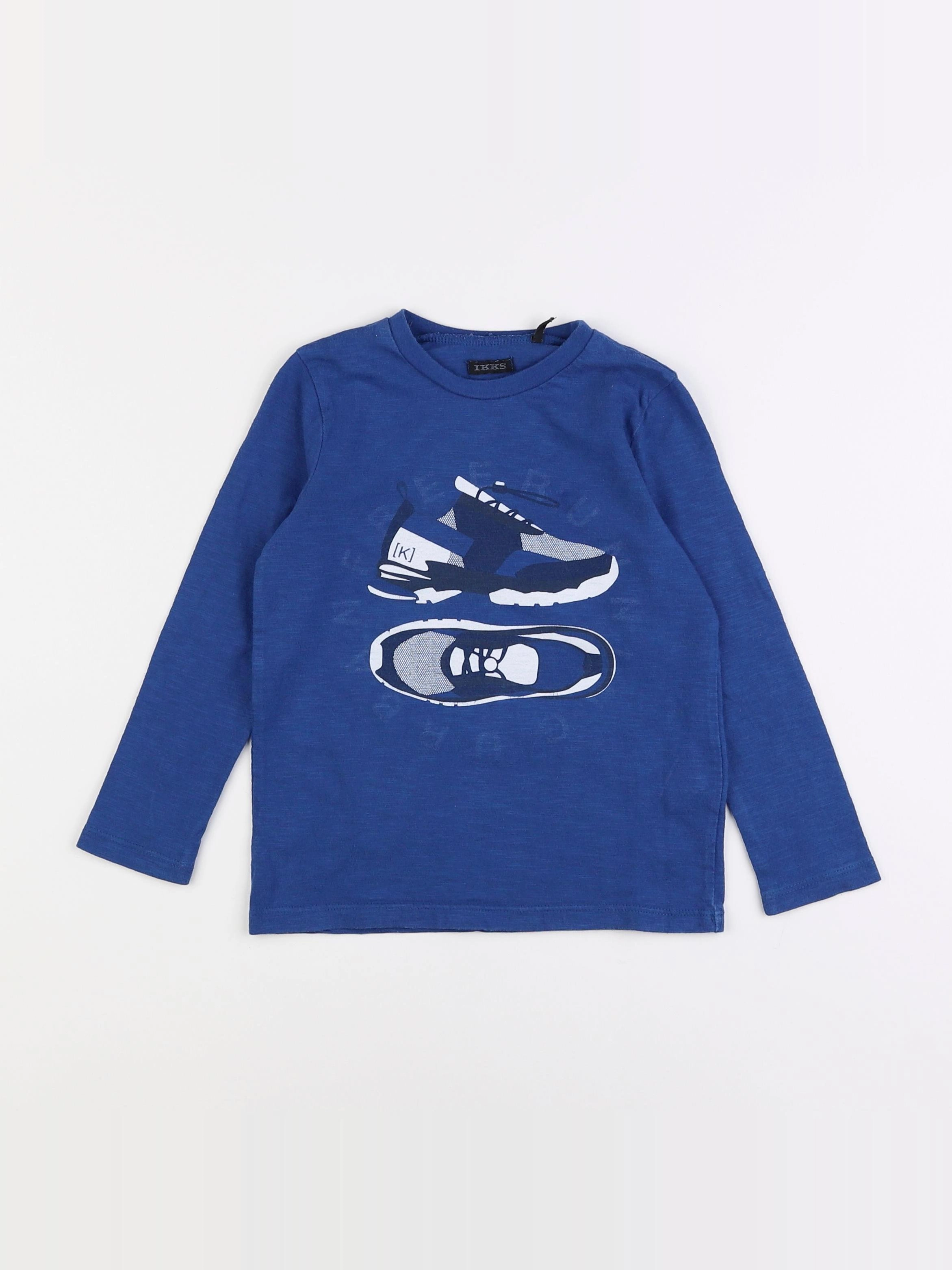 IKKS - tee-shirt bleu - 4 ans