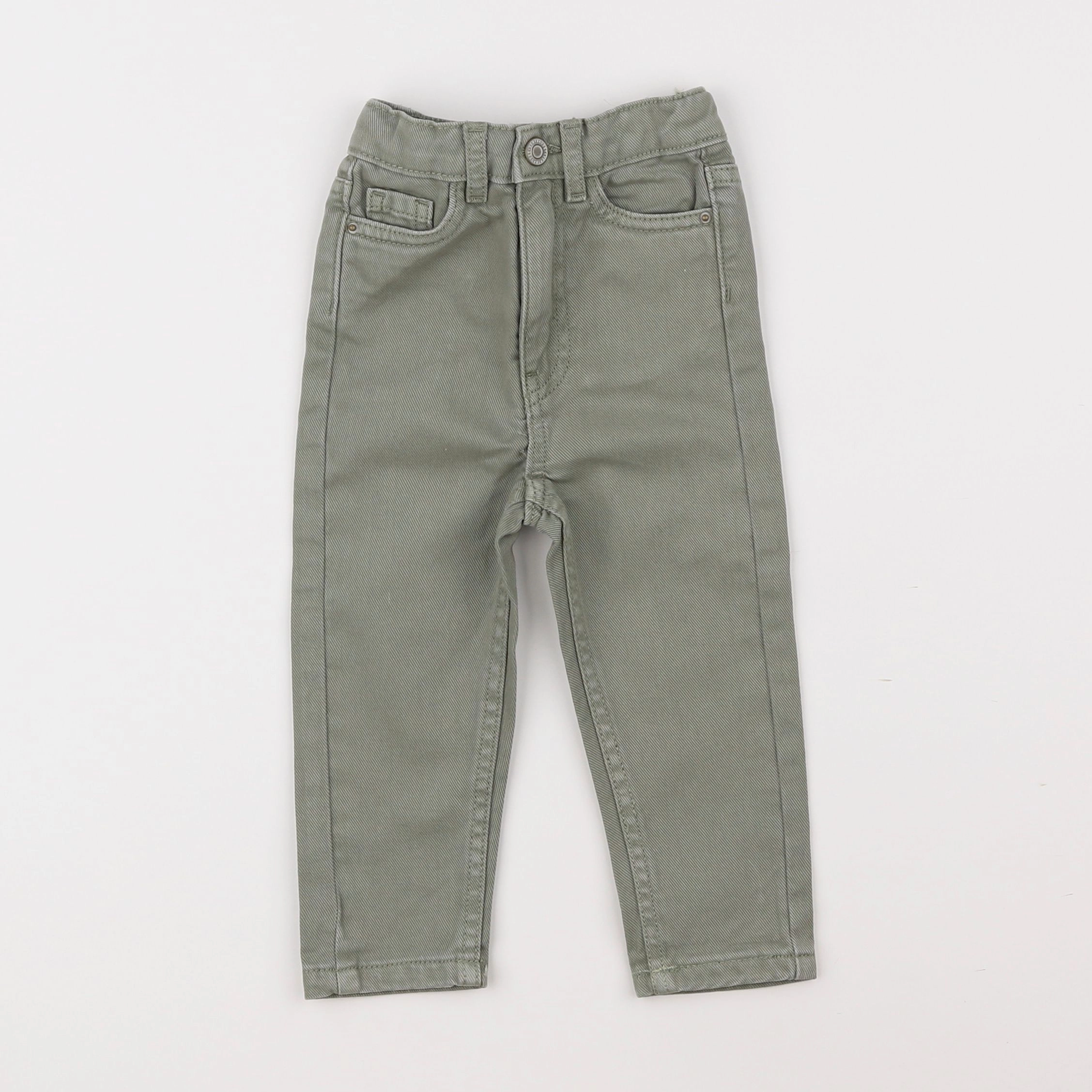 Vertbaudet - jean vert - 2 ans