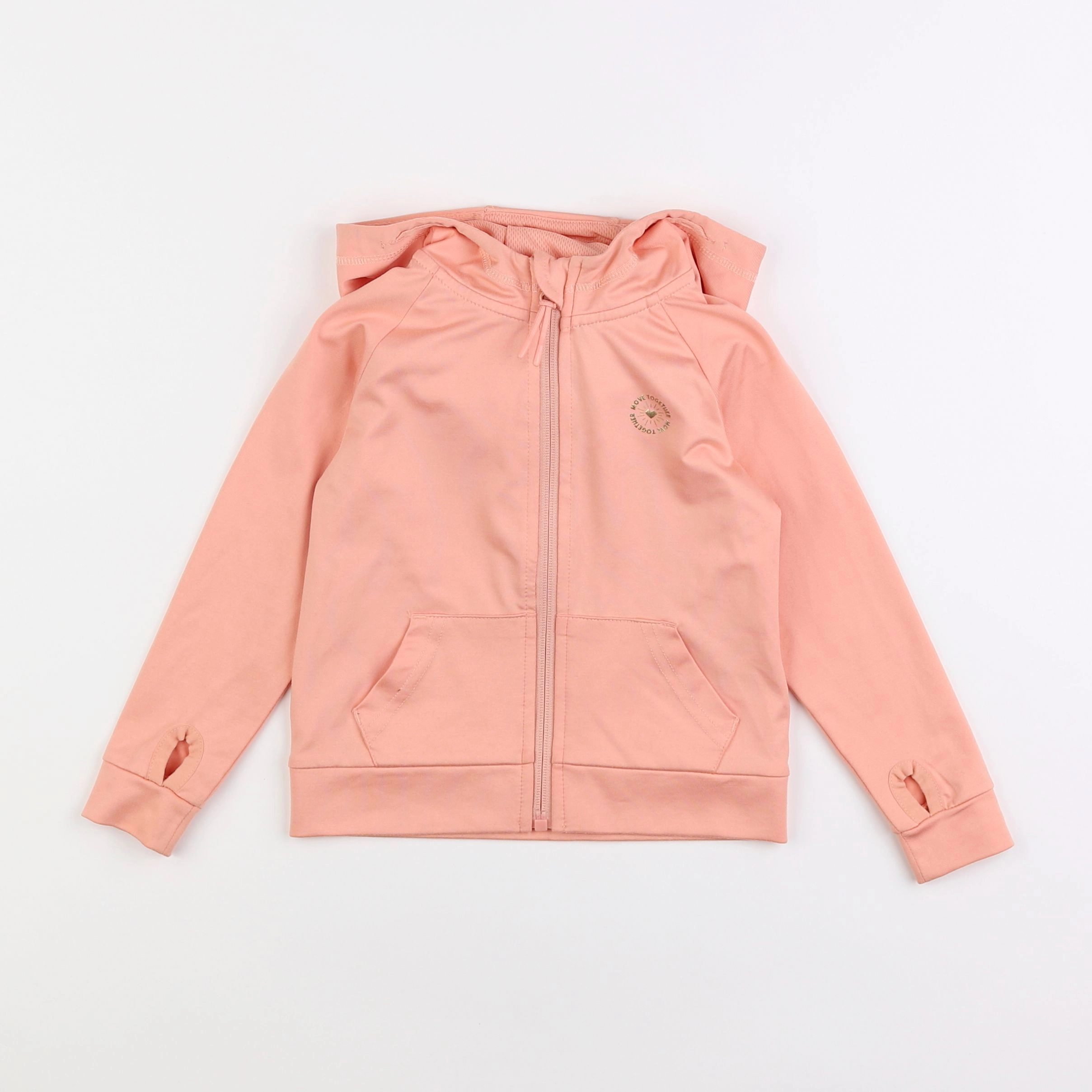 Vertbaudet - sweat rose - 3 ans