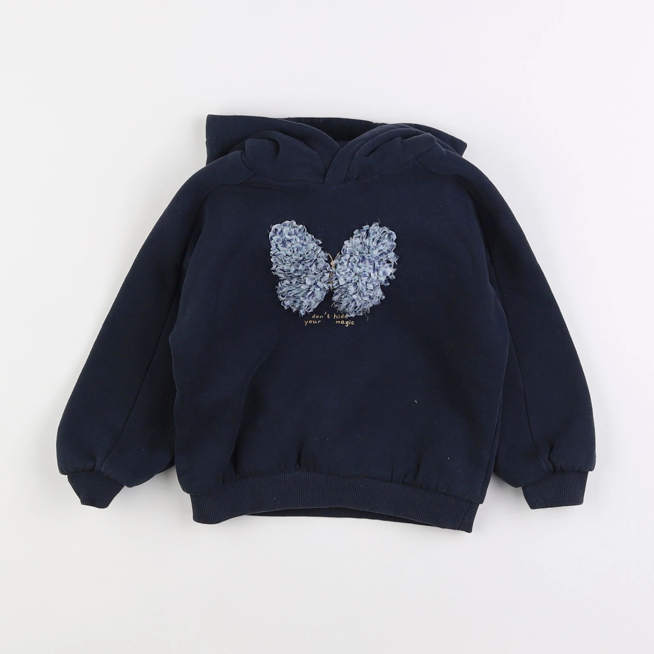 Vertbaudet - sweat bleu - 3 ans