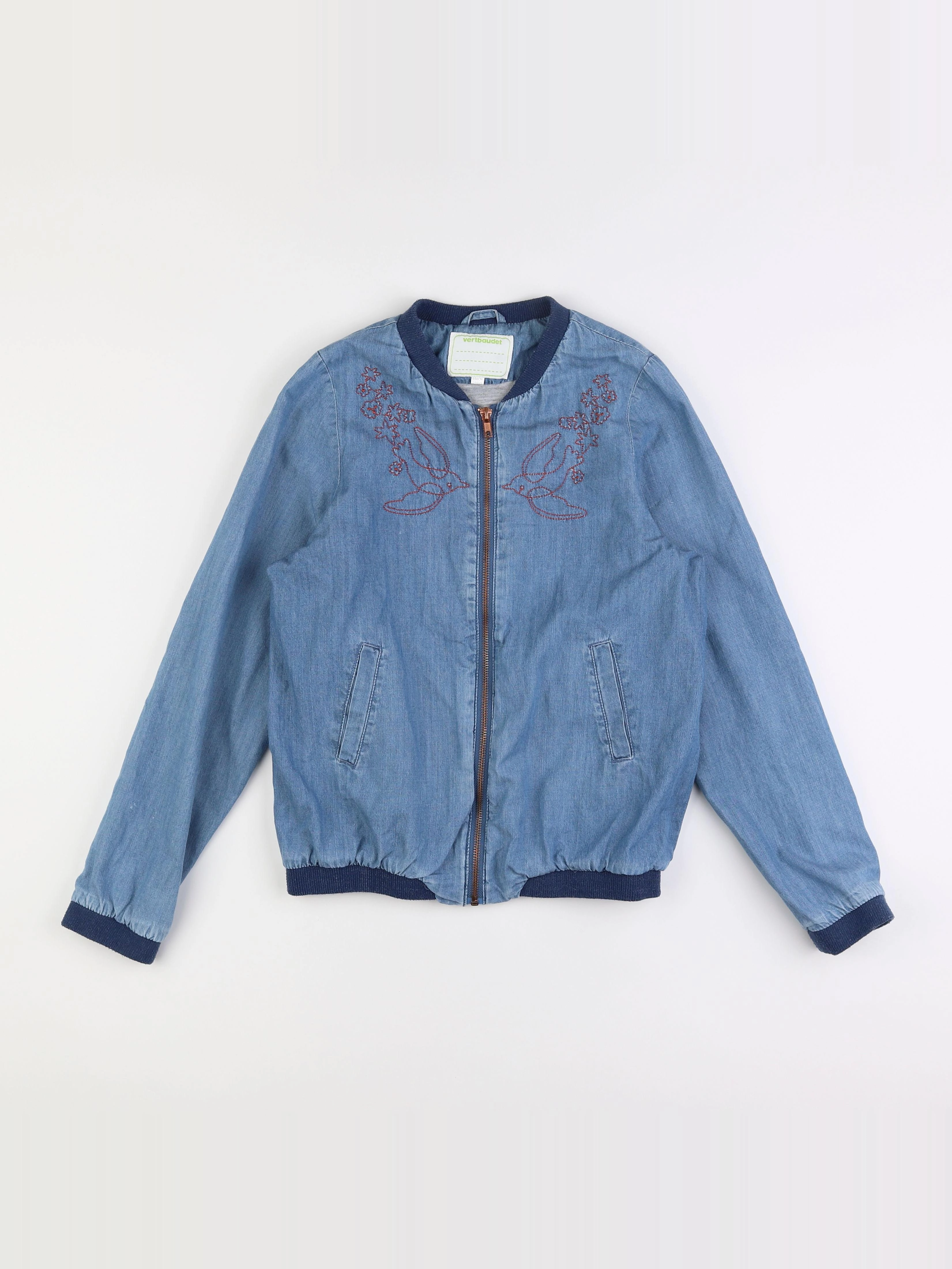 Vertbaudet - veste bleu - 14 ans