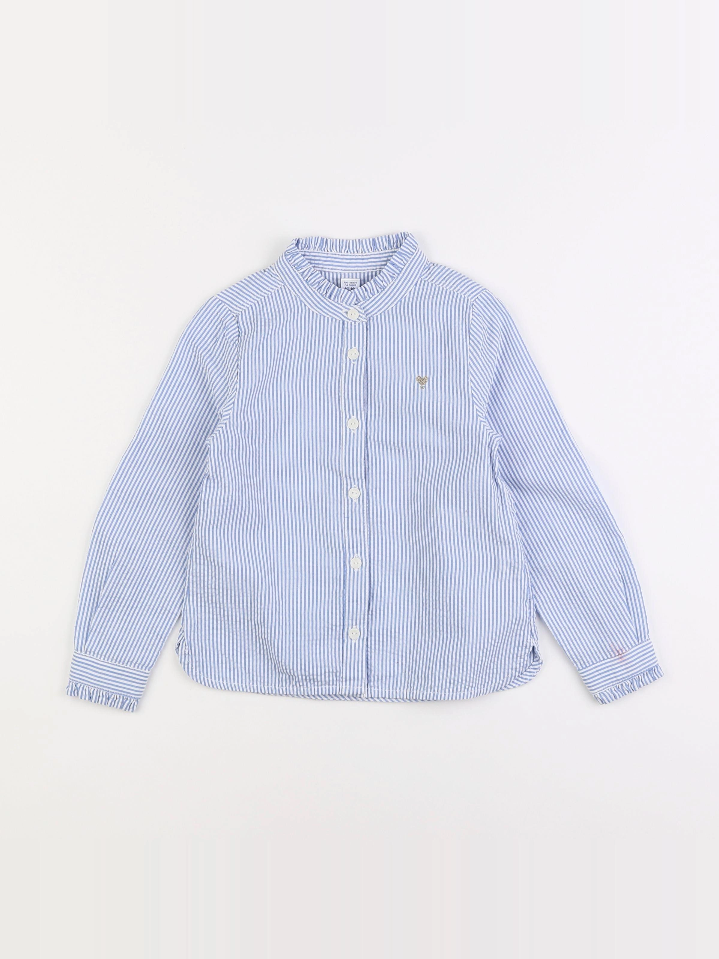 Okaidi - chemise bleu - 4 ans