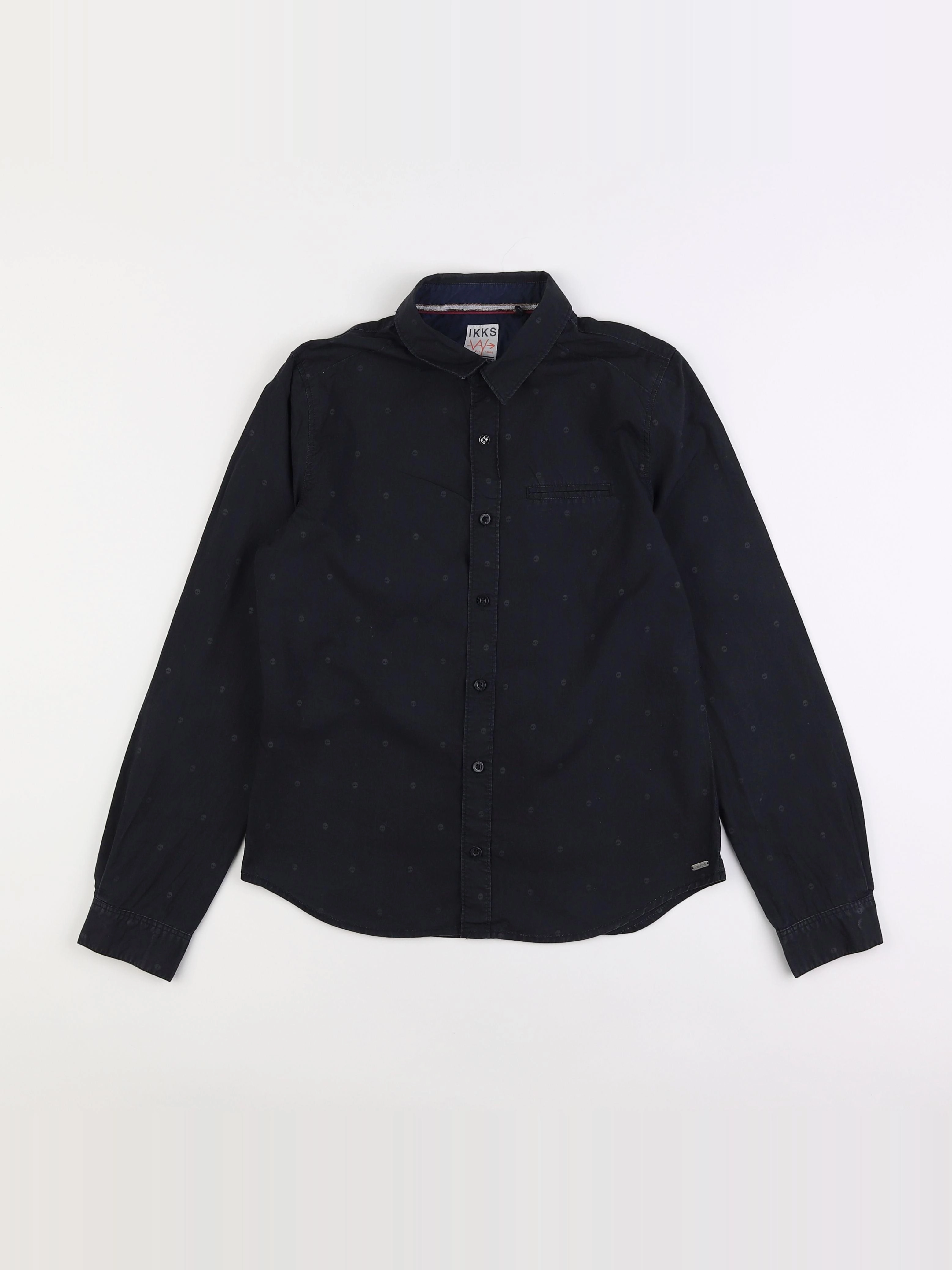 IKKS - chemise noir - 12 ans