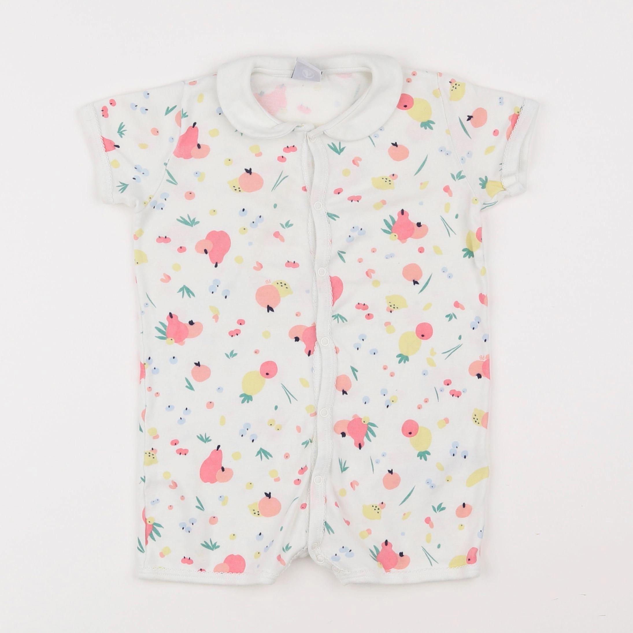 Petit Bateau - combinaison coton multicolore - 2 ans