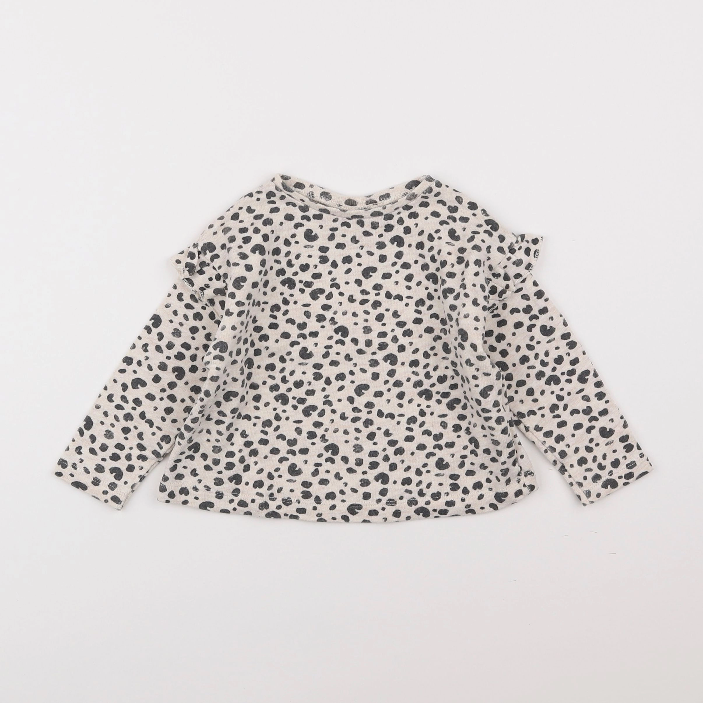 Zara - sweat beige - 9/12 mois