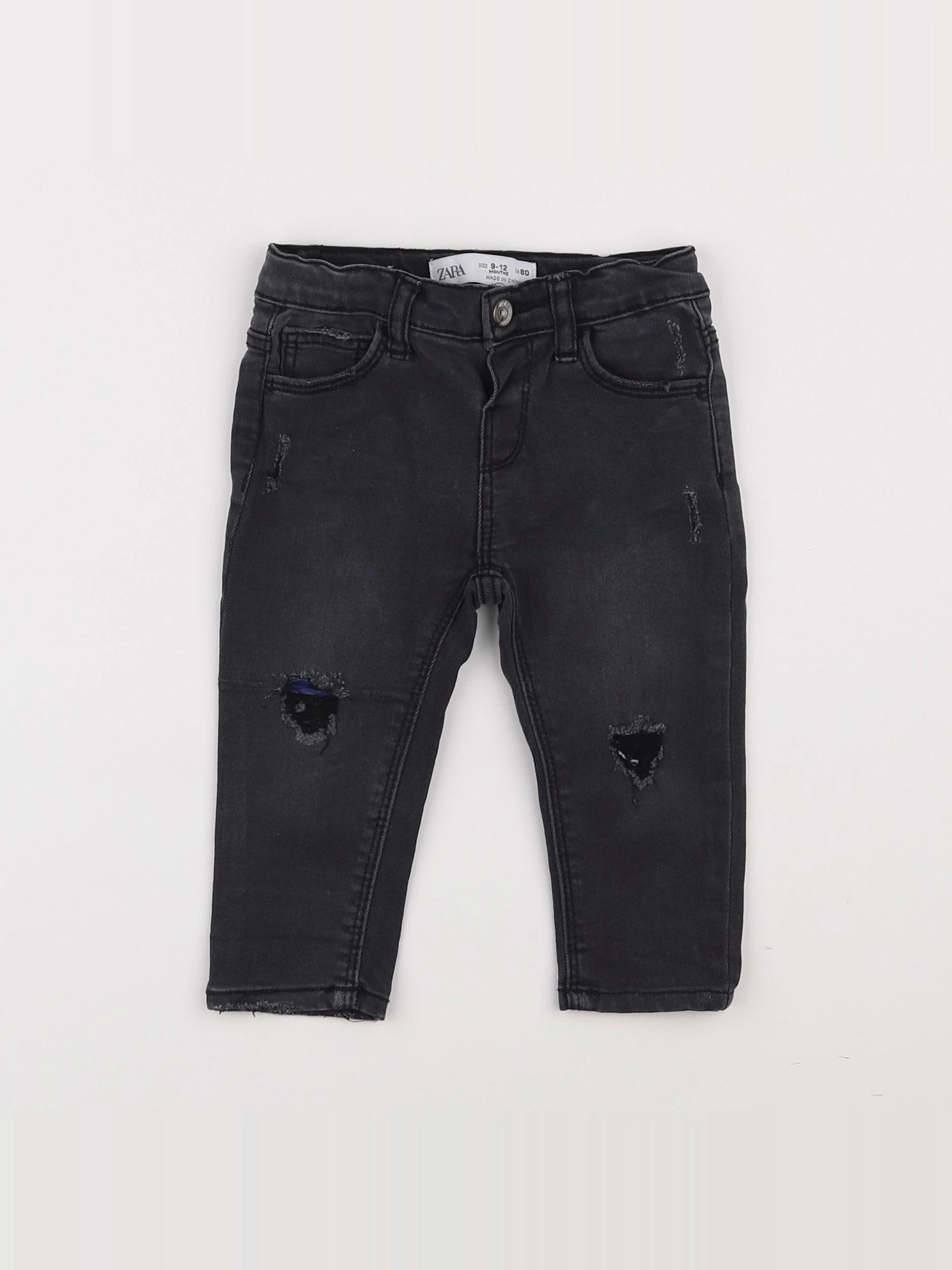 Zara - pantalon gris - 9/12 mois