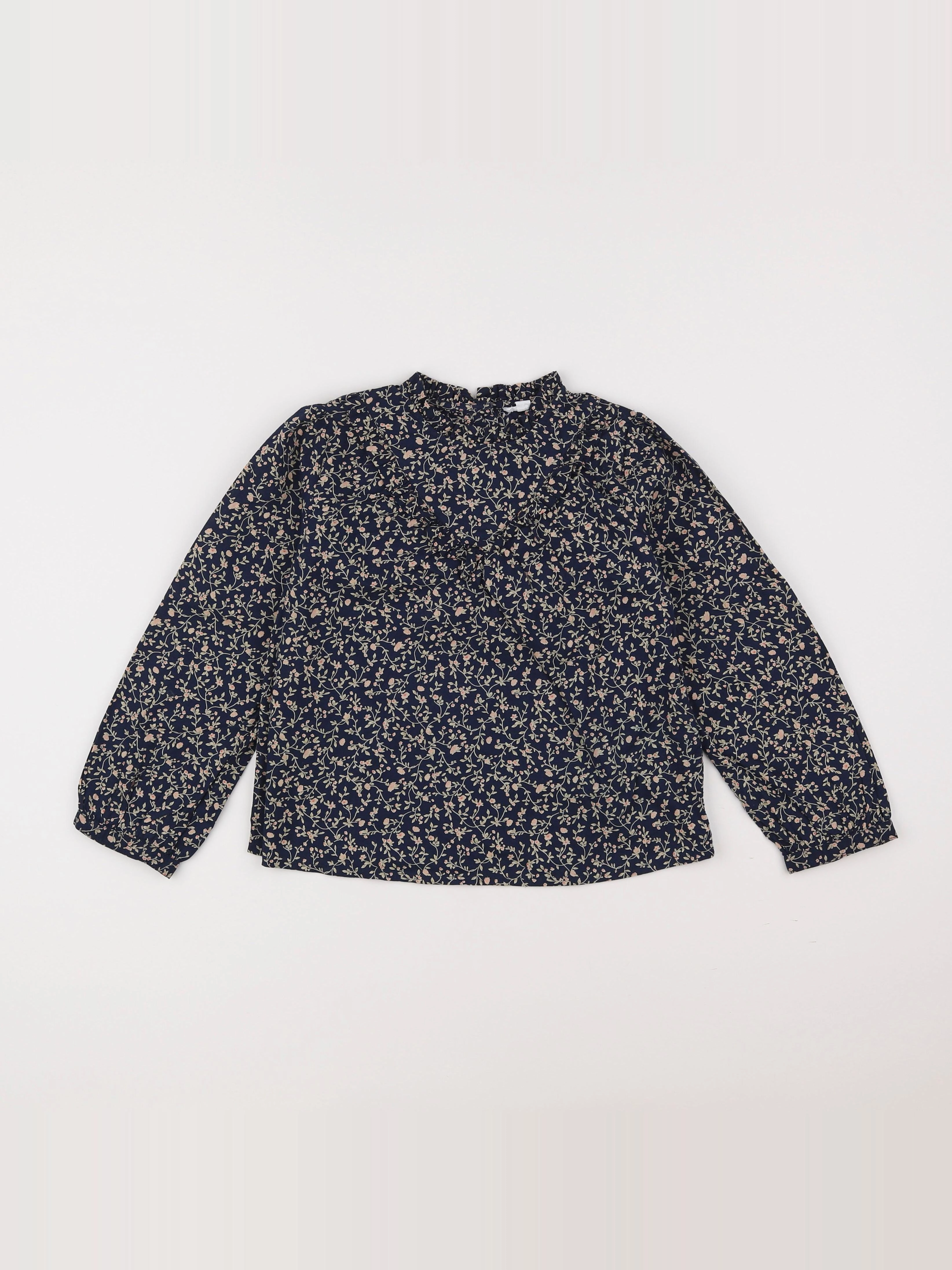 Vertbaudet - blouse bleu - 7 ans