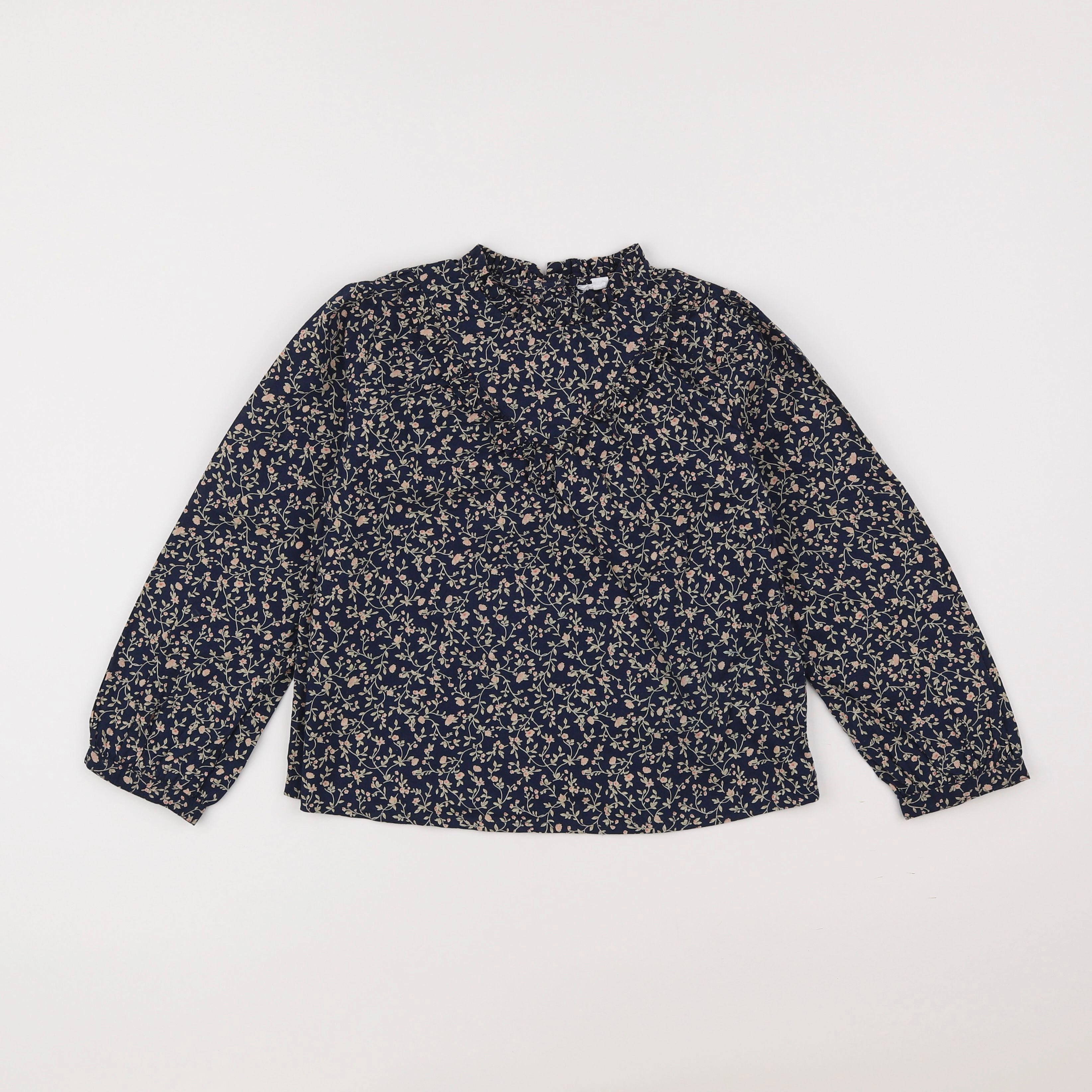 Vertbaudet - blouse bleu - 7 ans