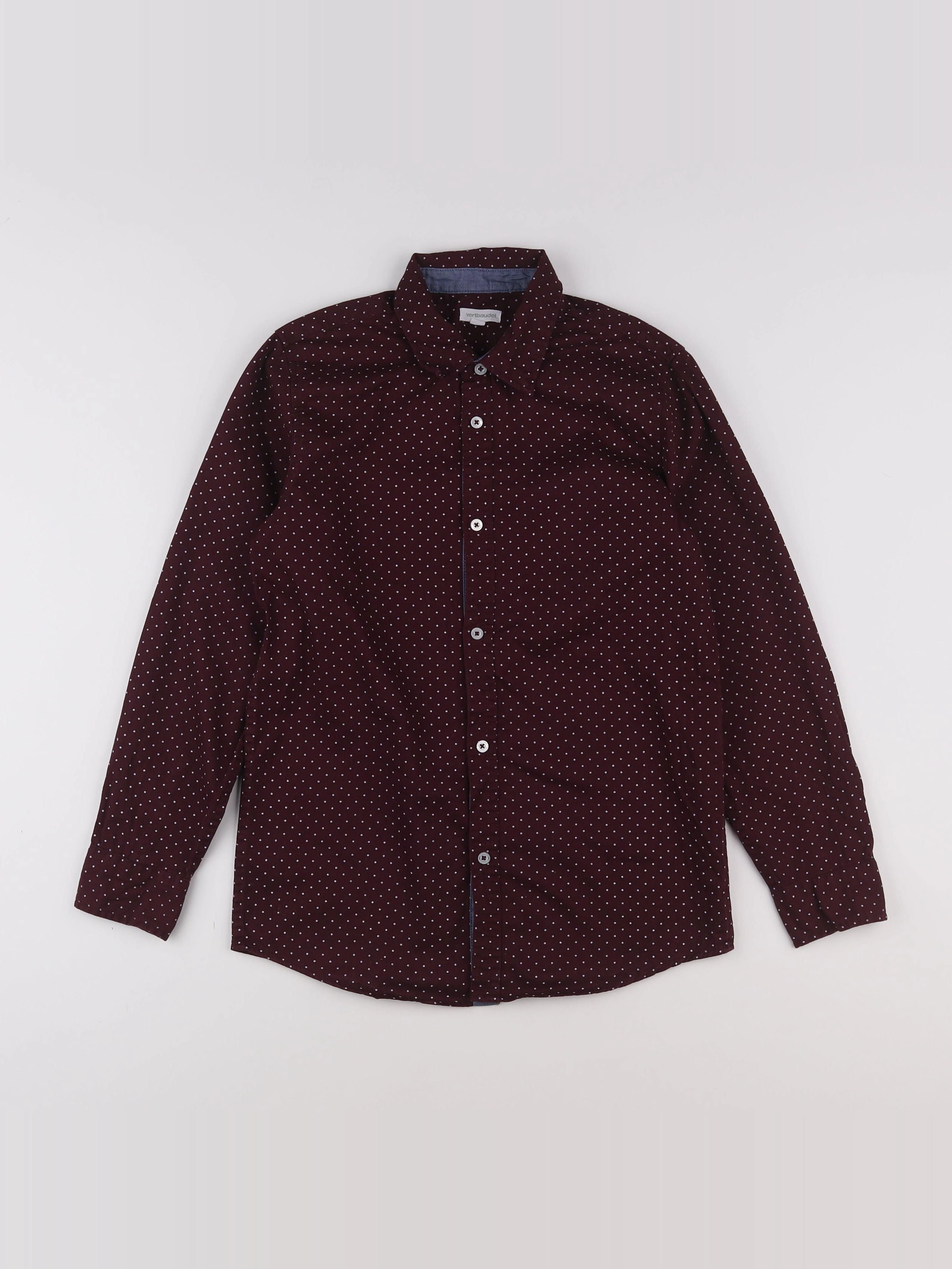 Vertbaudet - chemise rouge - 12 ans