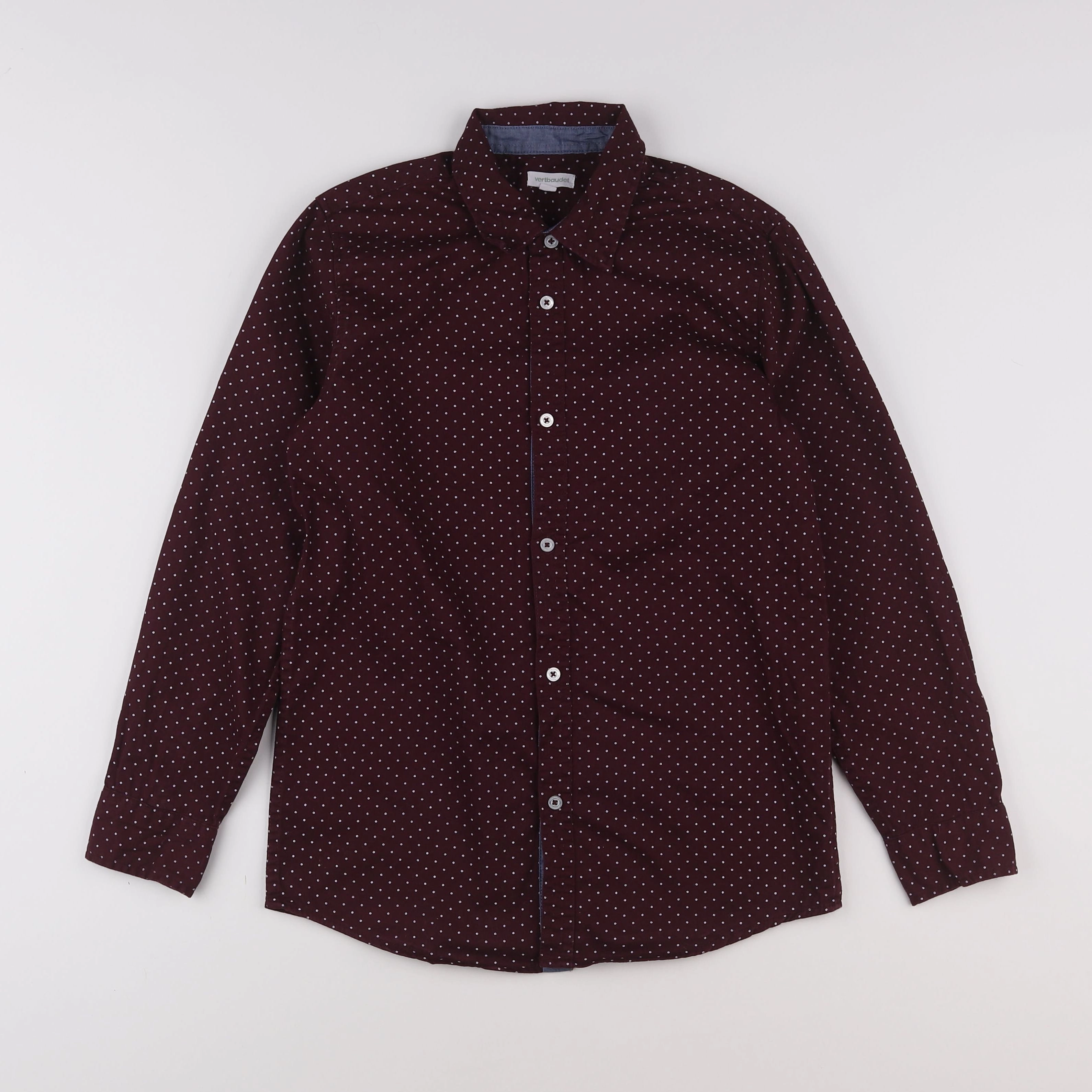 Vertbaudet - chemise rouge - 12 ans