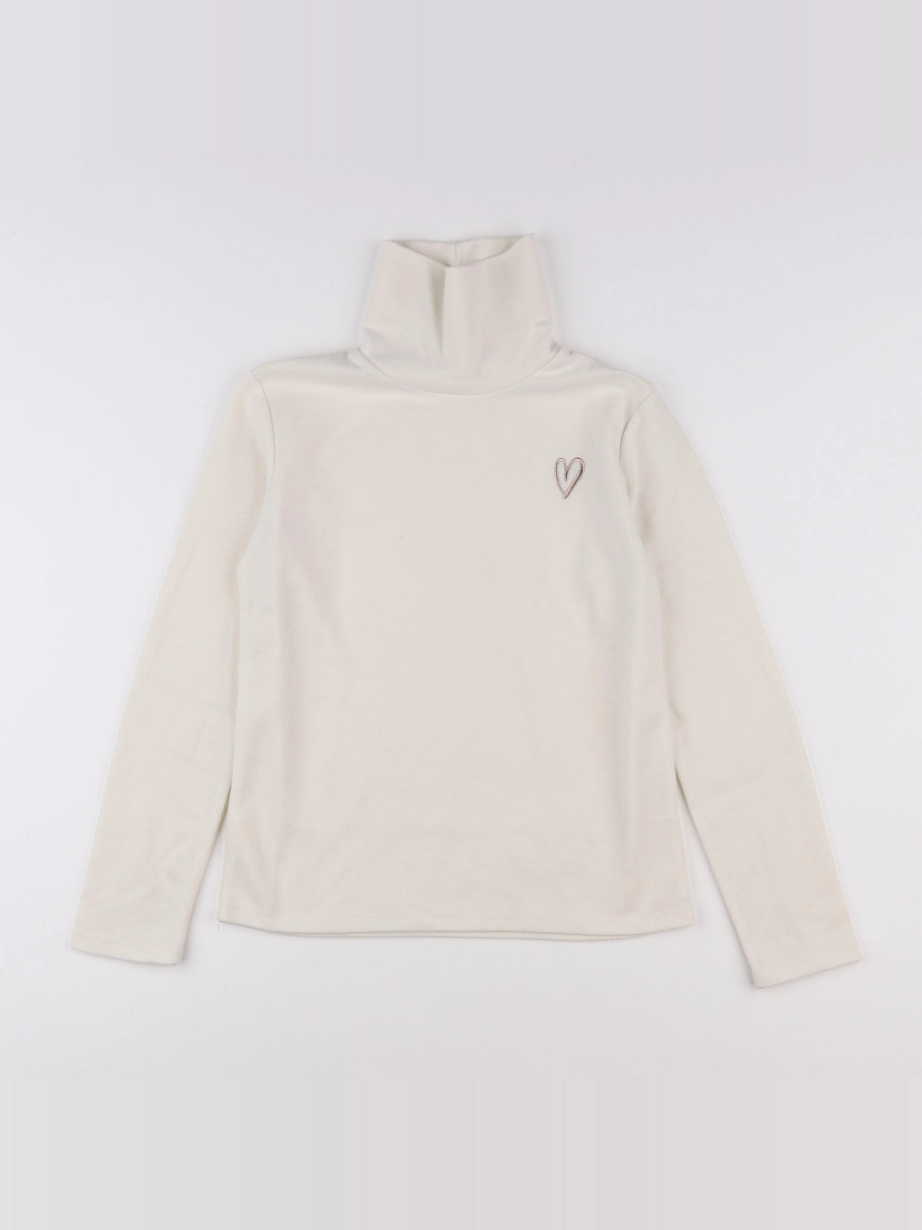 Vertbaudet - sweat beige - 12 ans
