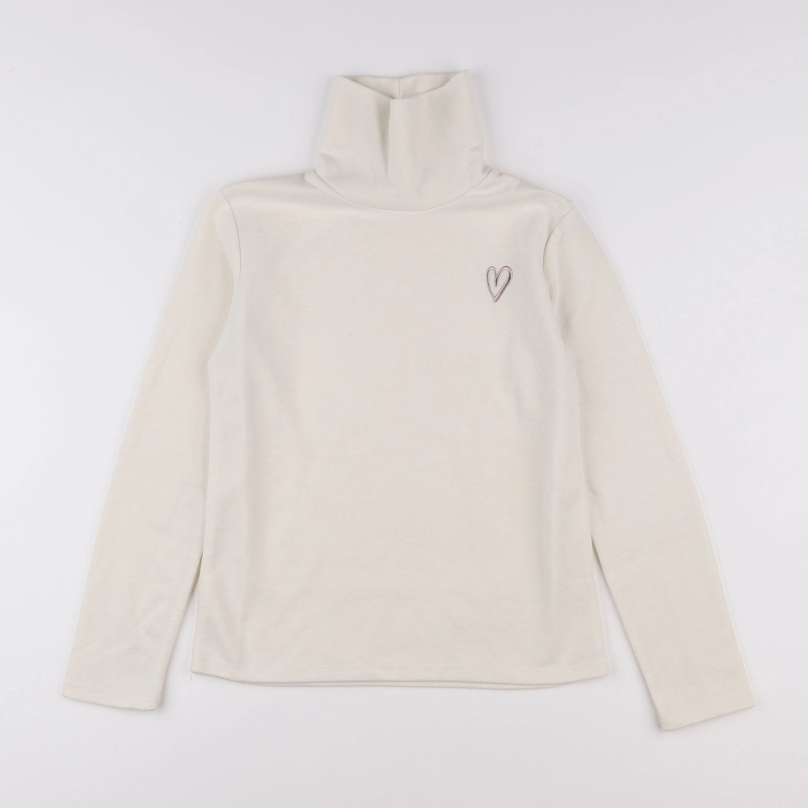 Vertbaudet - sweat beige - 12 ans