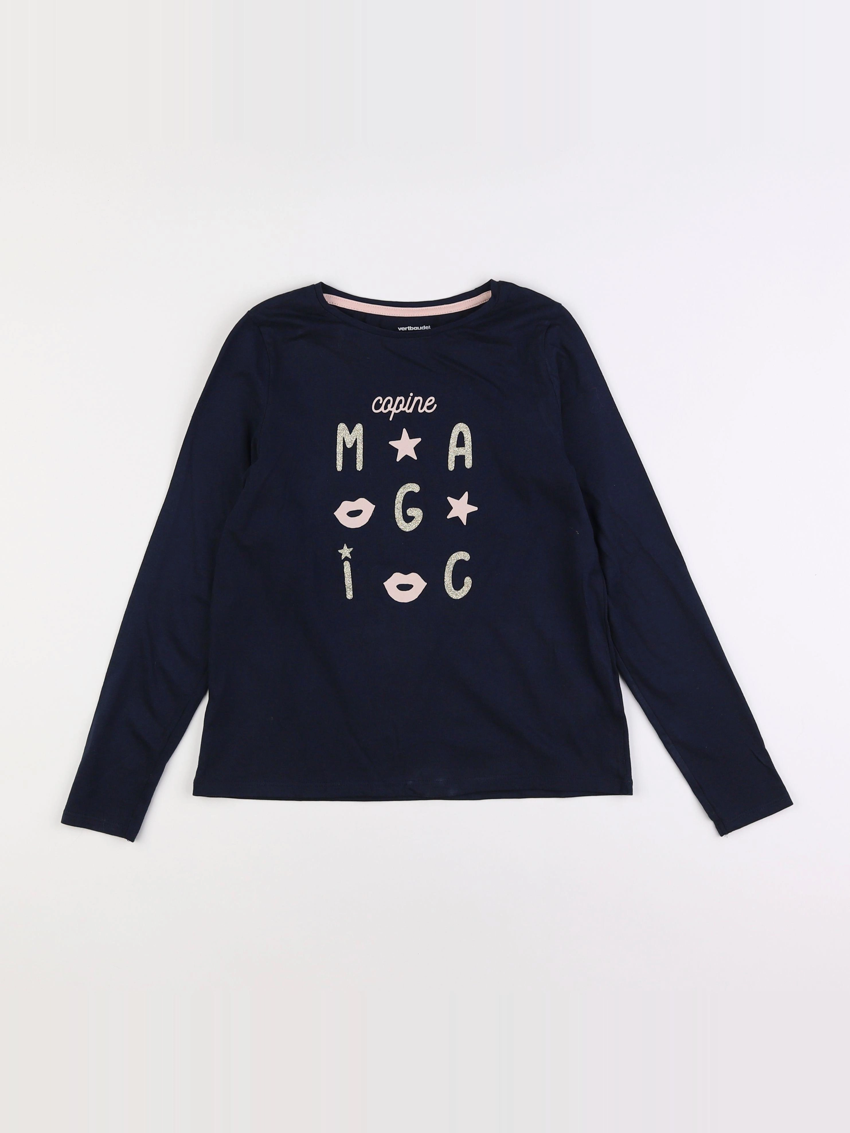 Vertbaudet - tee-shirt bleu - 10 ans