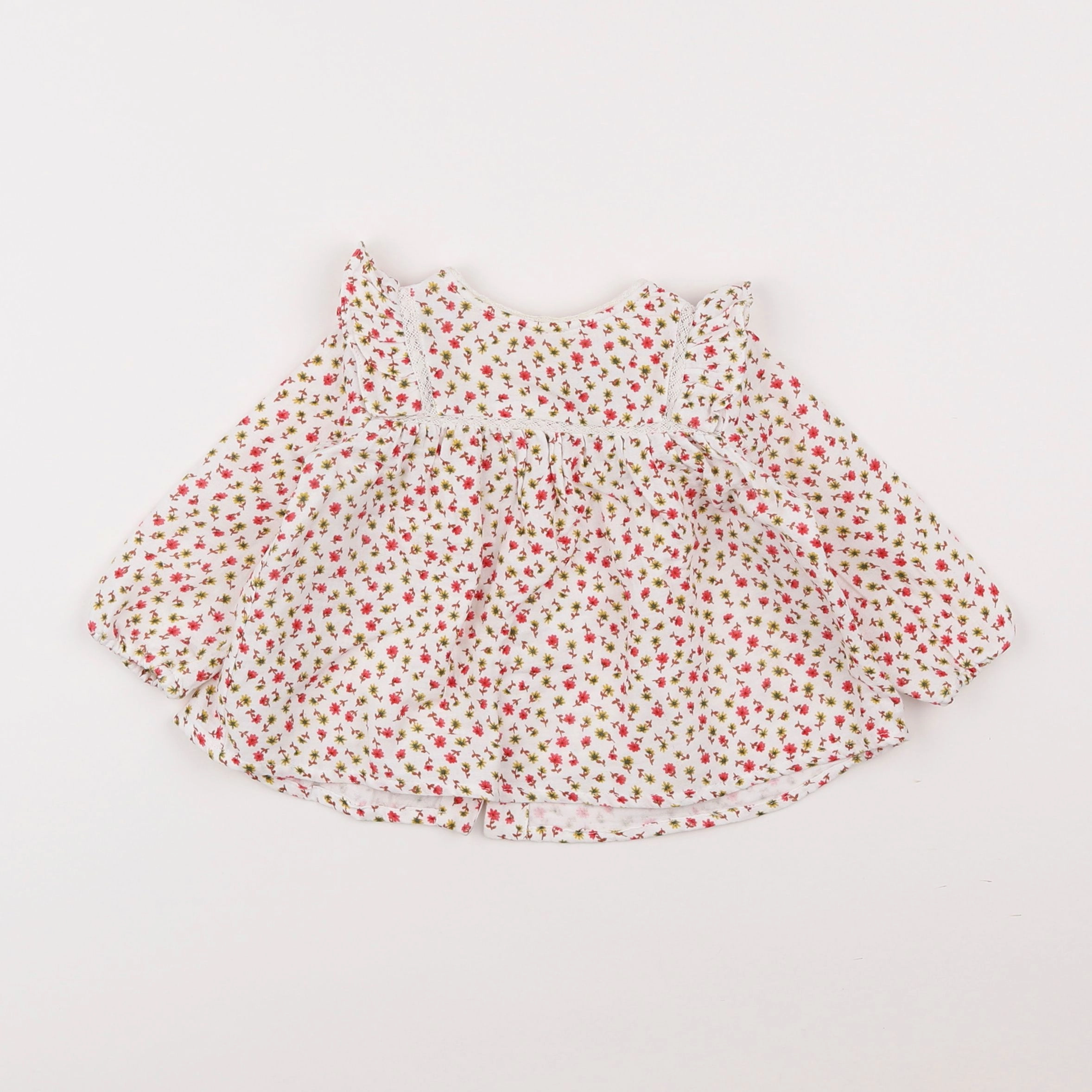 Bonton - blouse blanc - 12 mois