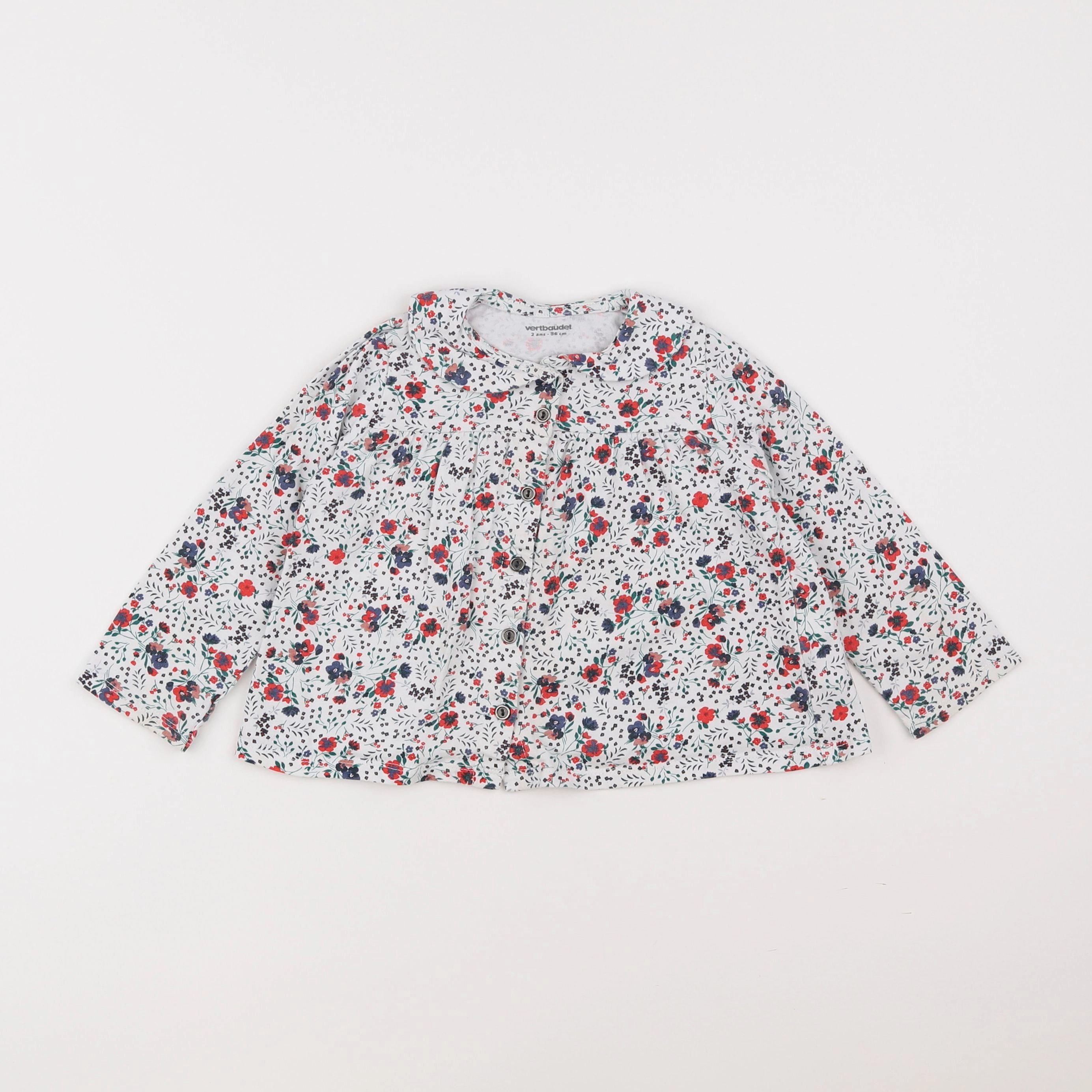 Vertbaudet - tee-shirt multicolore - 2 ans