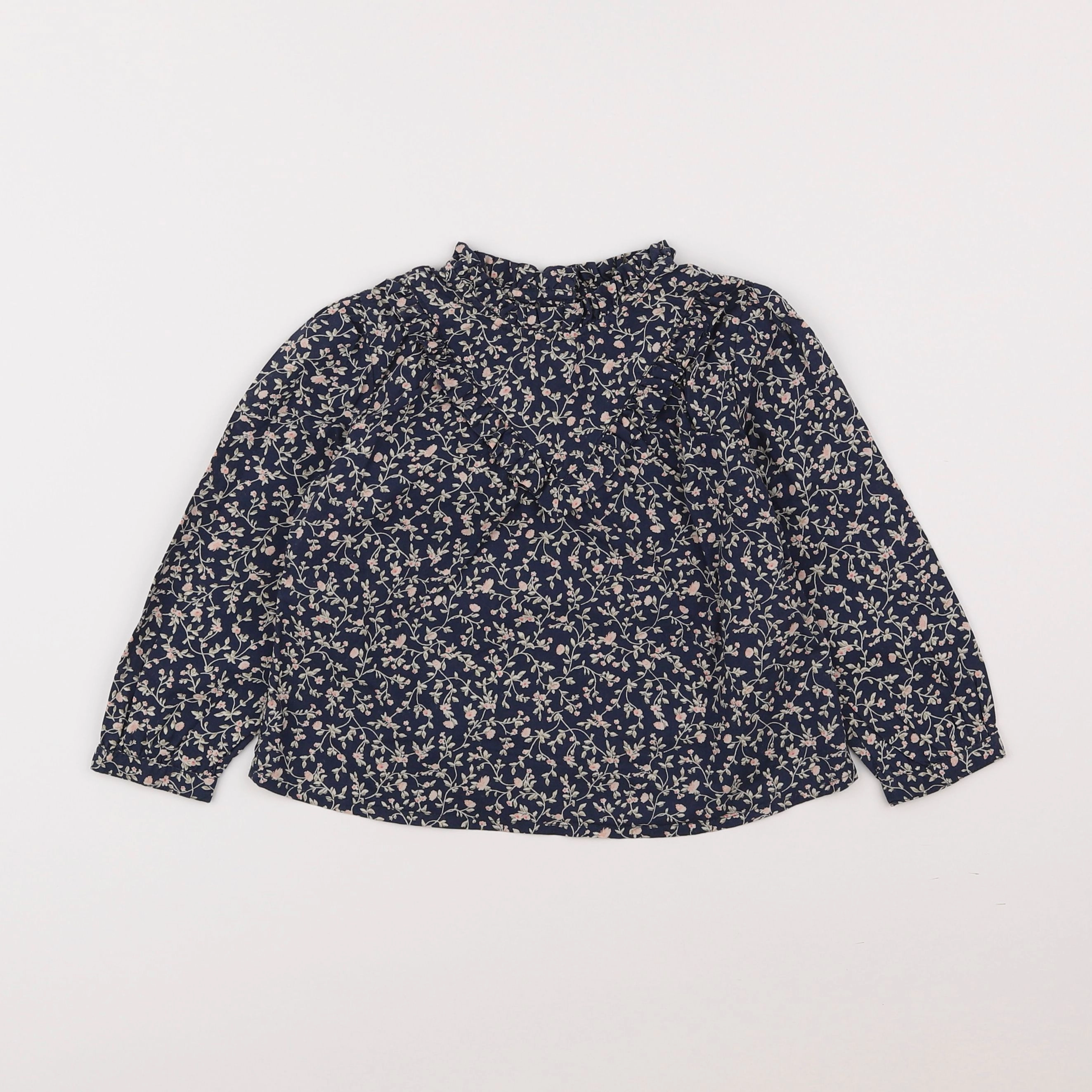 Vertbaudet - blouse bleu - 3 ans
