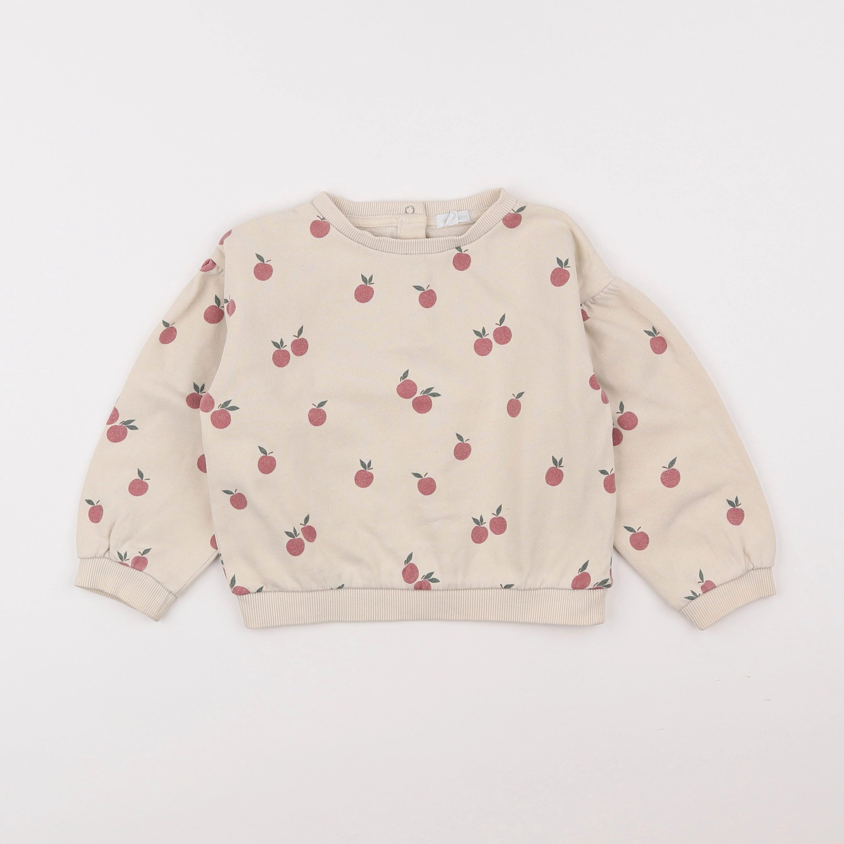 Vertbaudet - sweat beige - 3 ans