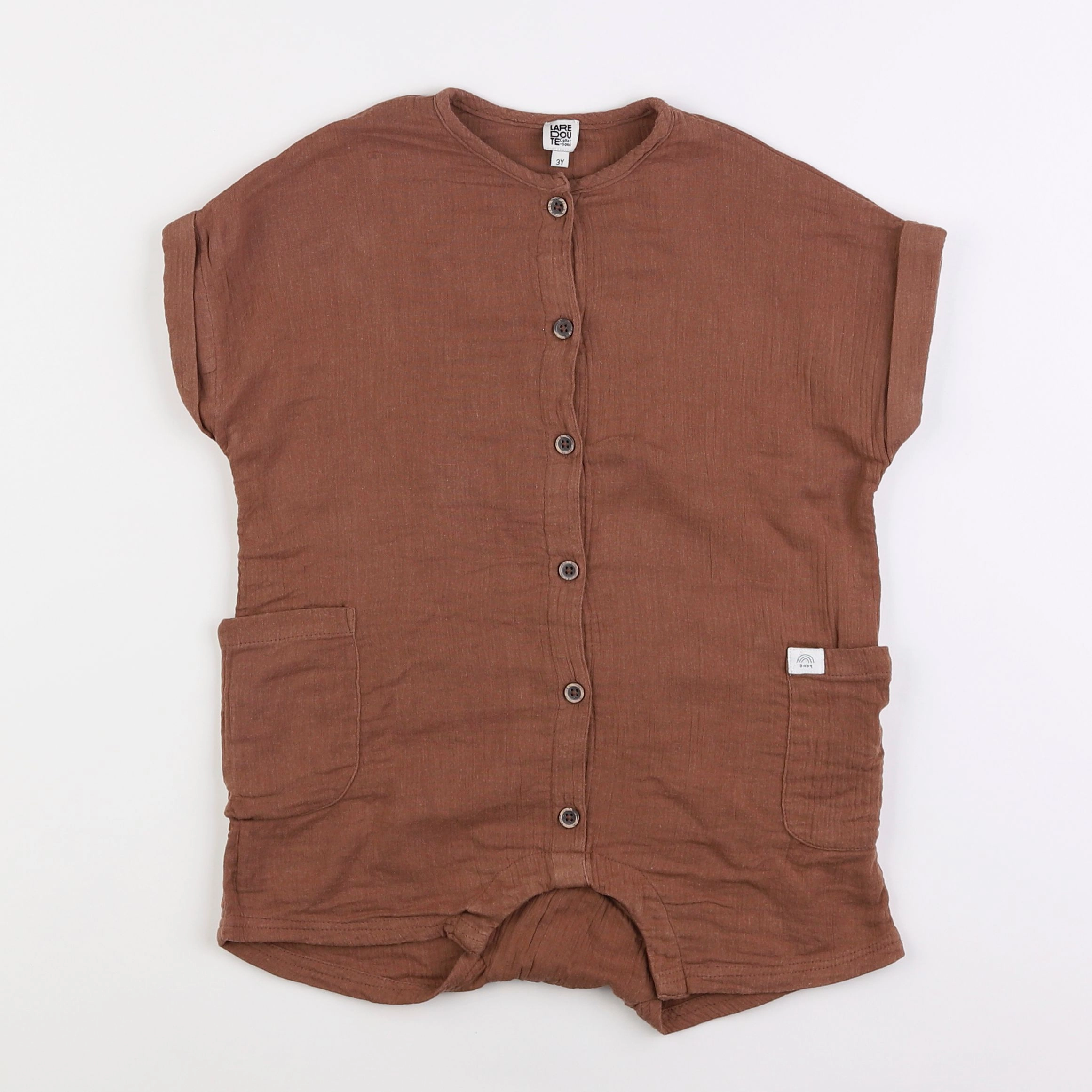 La Redoute - combinaison marron - 3 ans