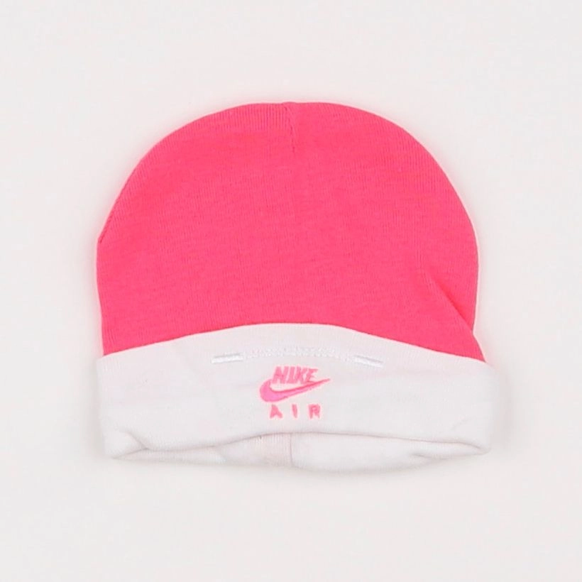 Nike - bonnet rose - 0/6 mois