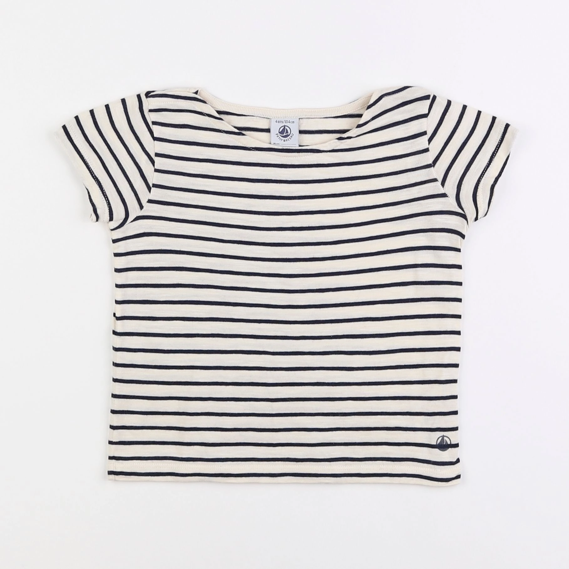 Petit Bateau - tee-shirt beige - 4 ans