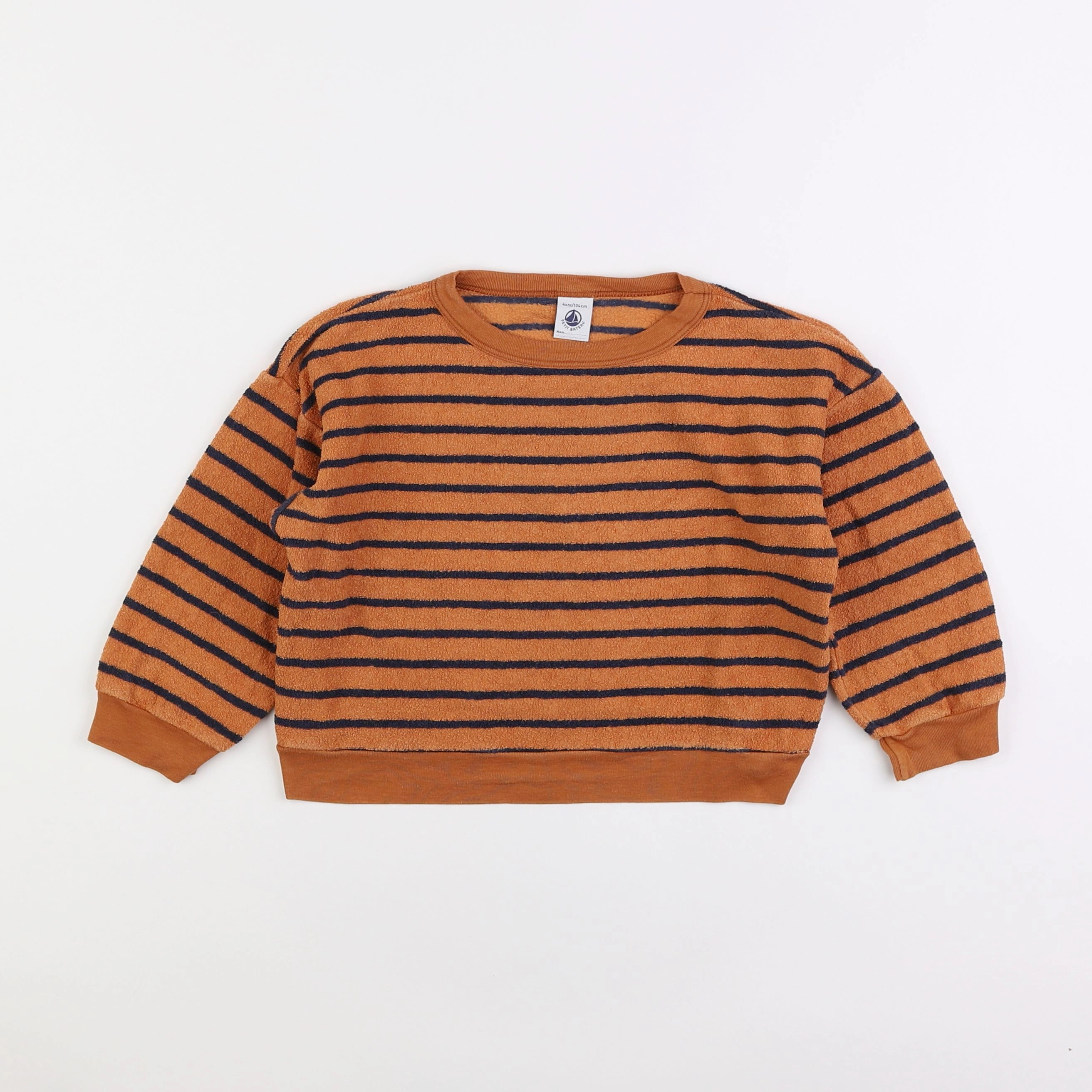 Petit Bateau - pull marron - 4 ans