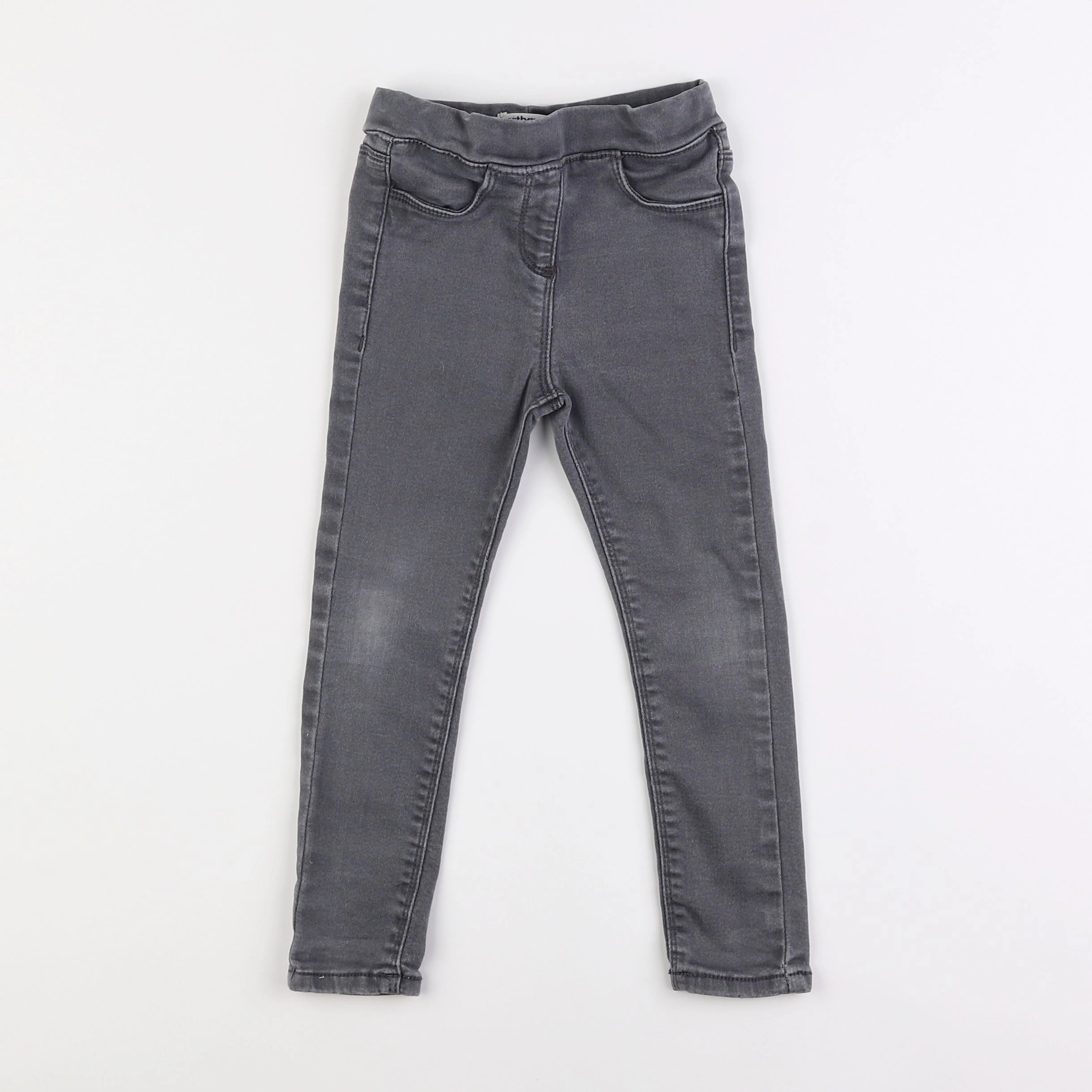 Vertbaudet - jegging gris - 4 ans