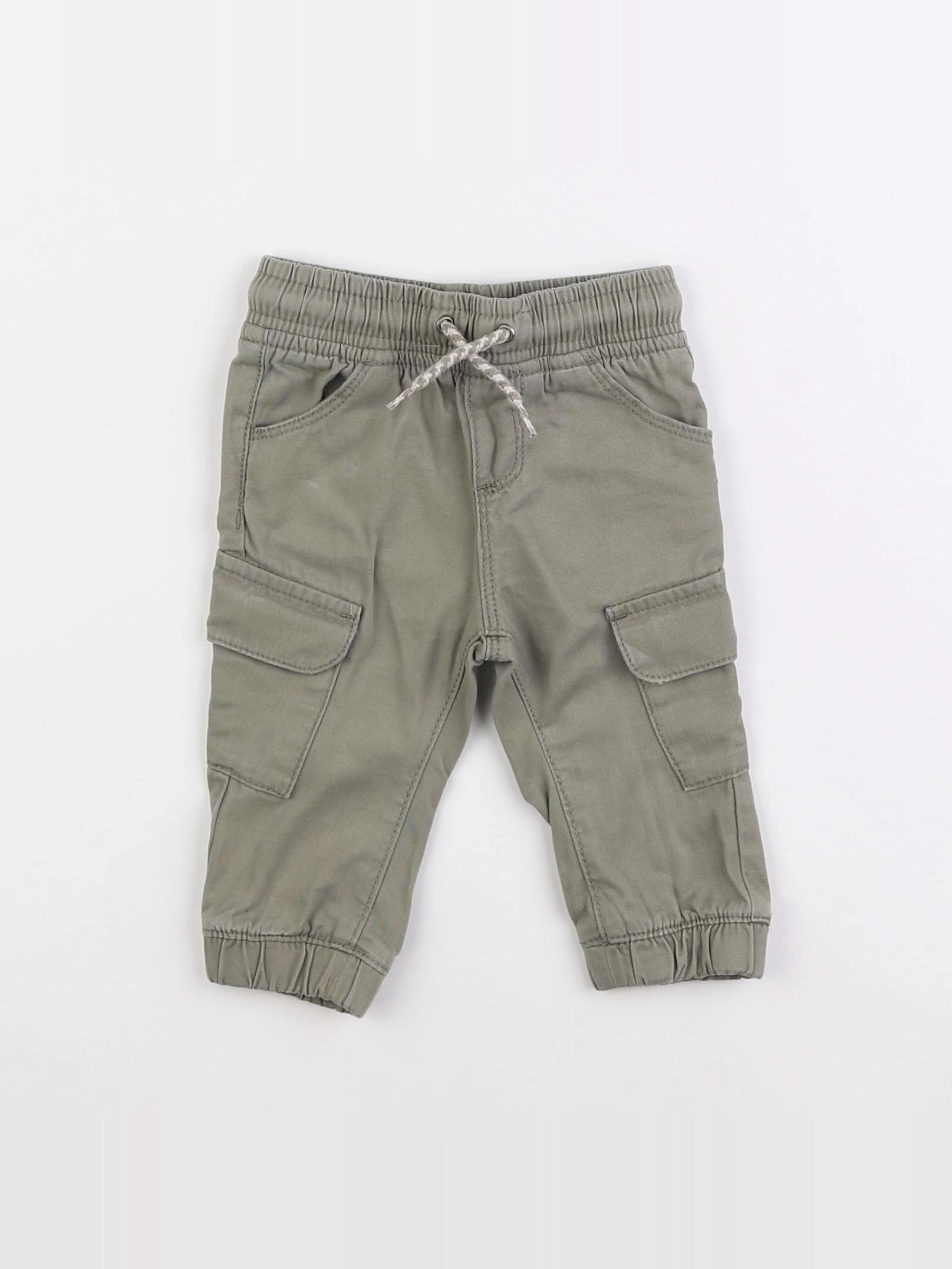 Vertbaudet - pantalon vert - 6 mois