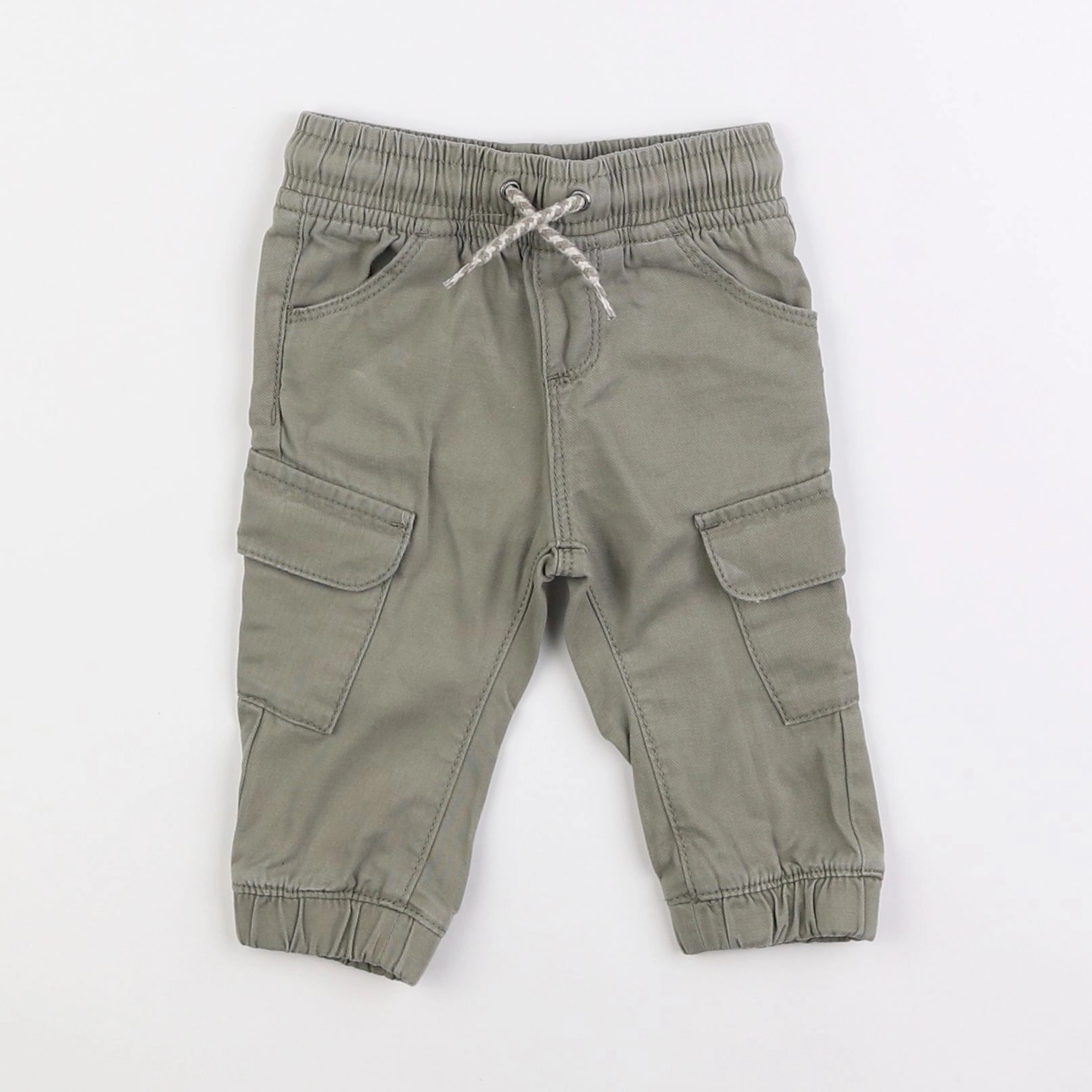 Vertbaudet - pantalon vert - 6 mois