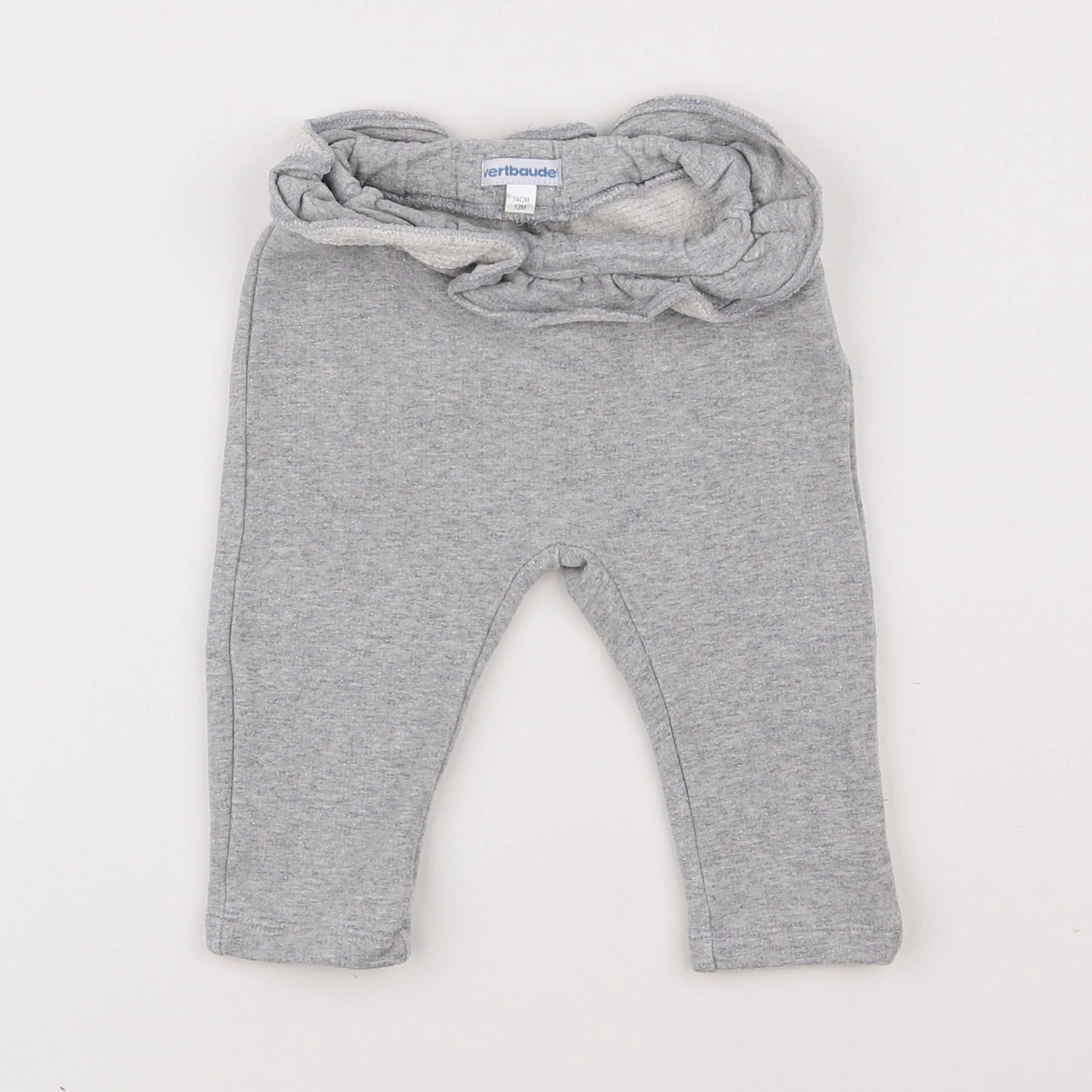 Vertbaudet - jogging gris - 12 mois