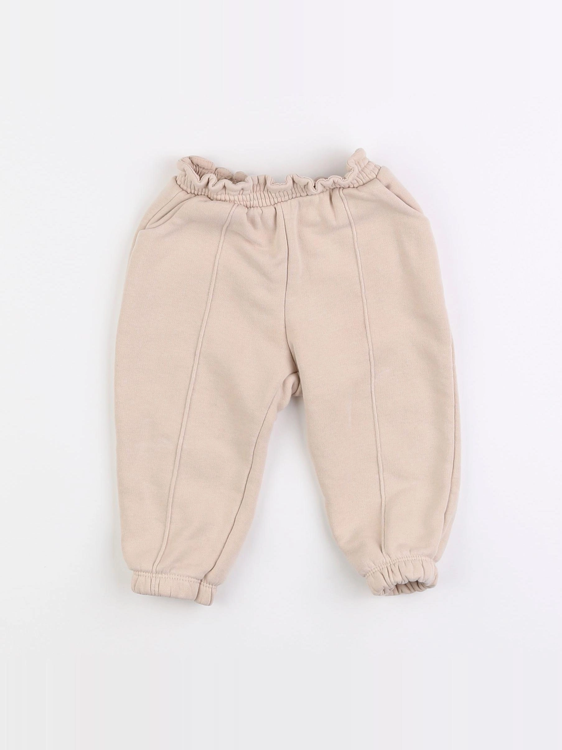 Zara - jogging beige - 12/18 mois