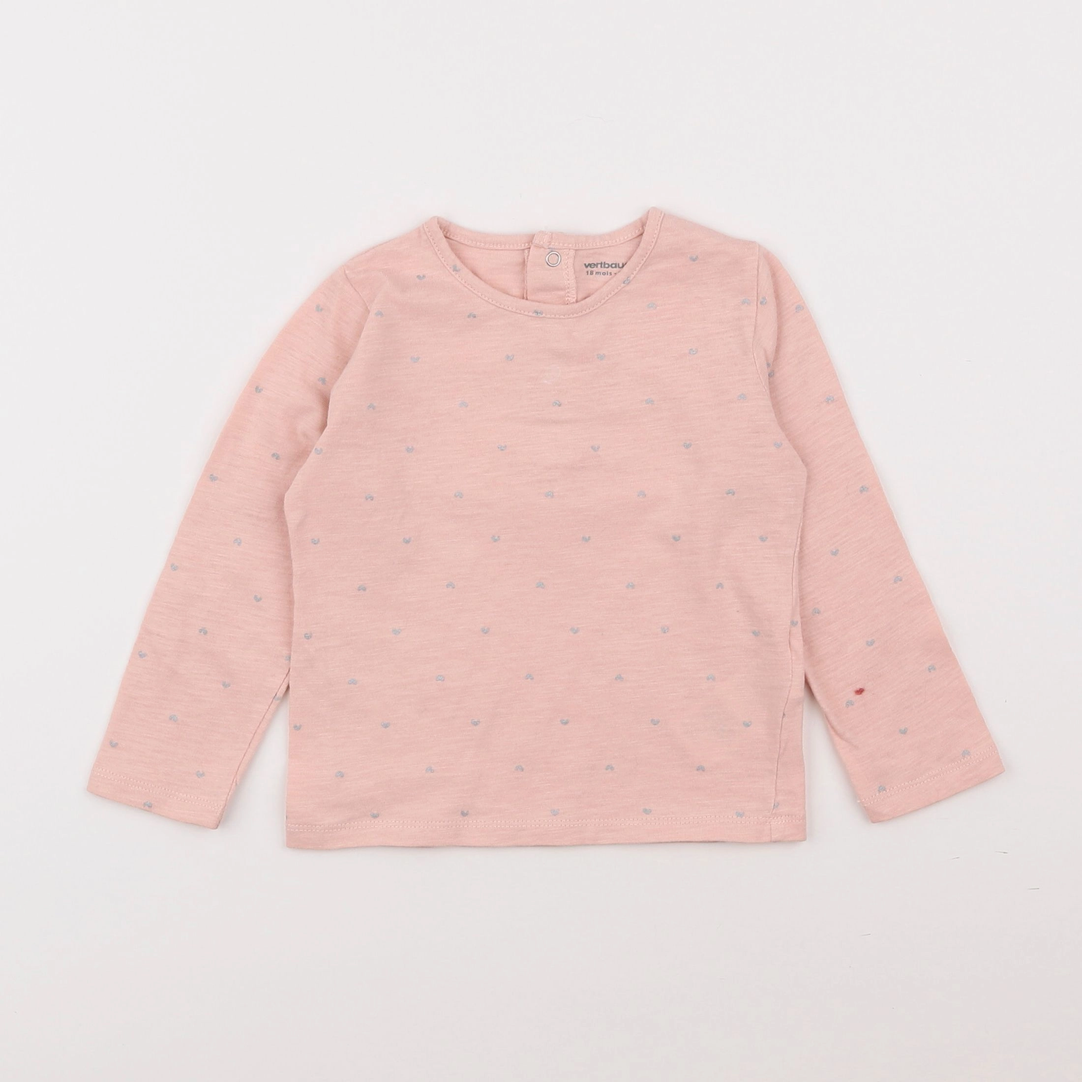 Vertbaudet - blouse rose - 18 mois