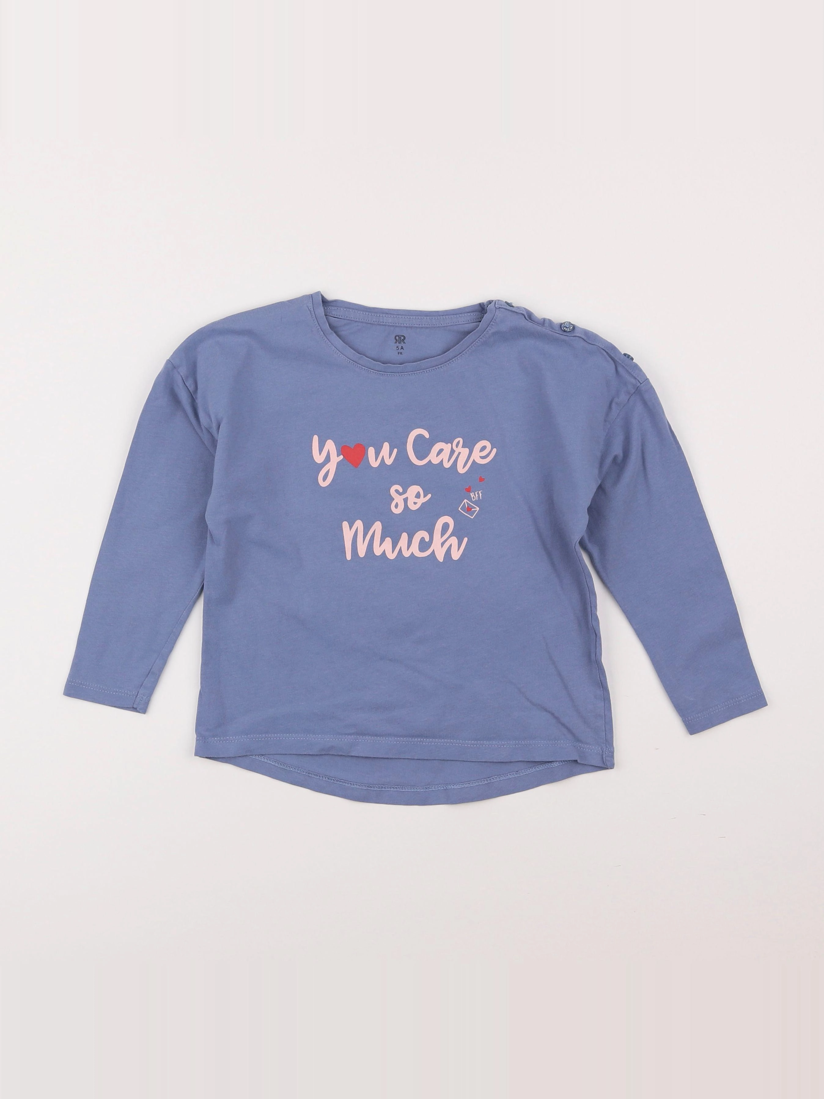 La Redoute - tee-shirt bleu - 5 ans