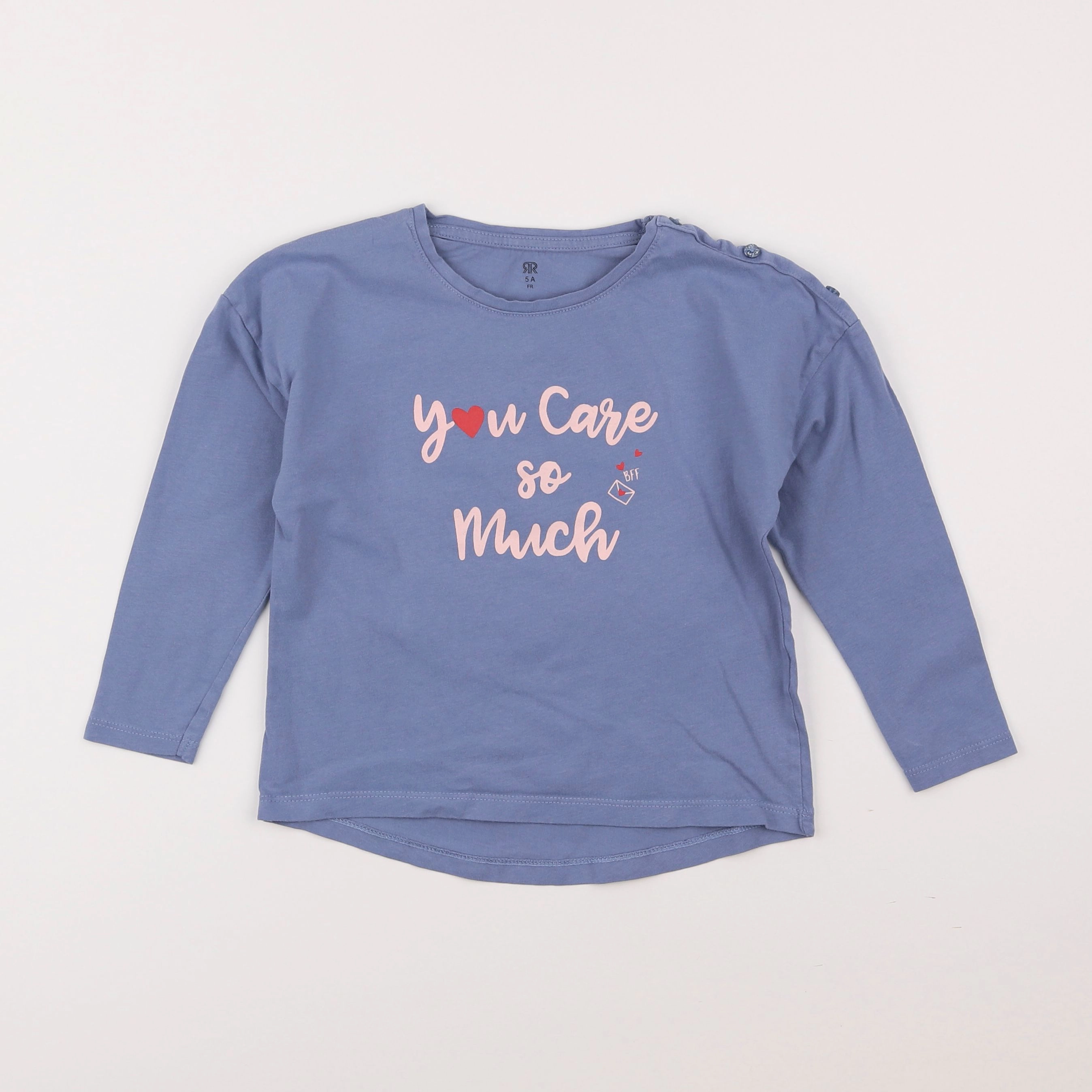 La Redoute - tee-shirt bleu - 5 ans