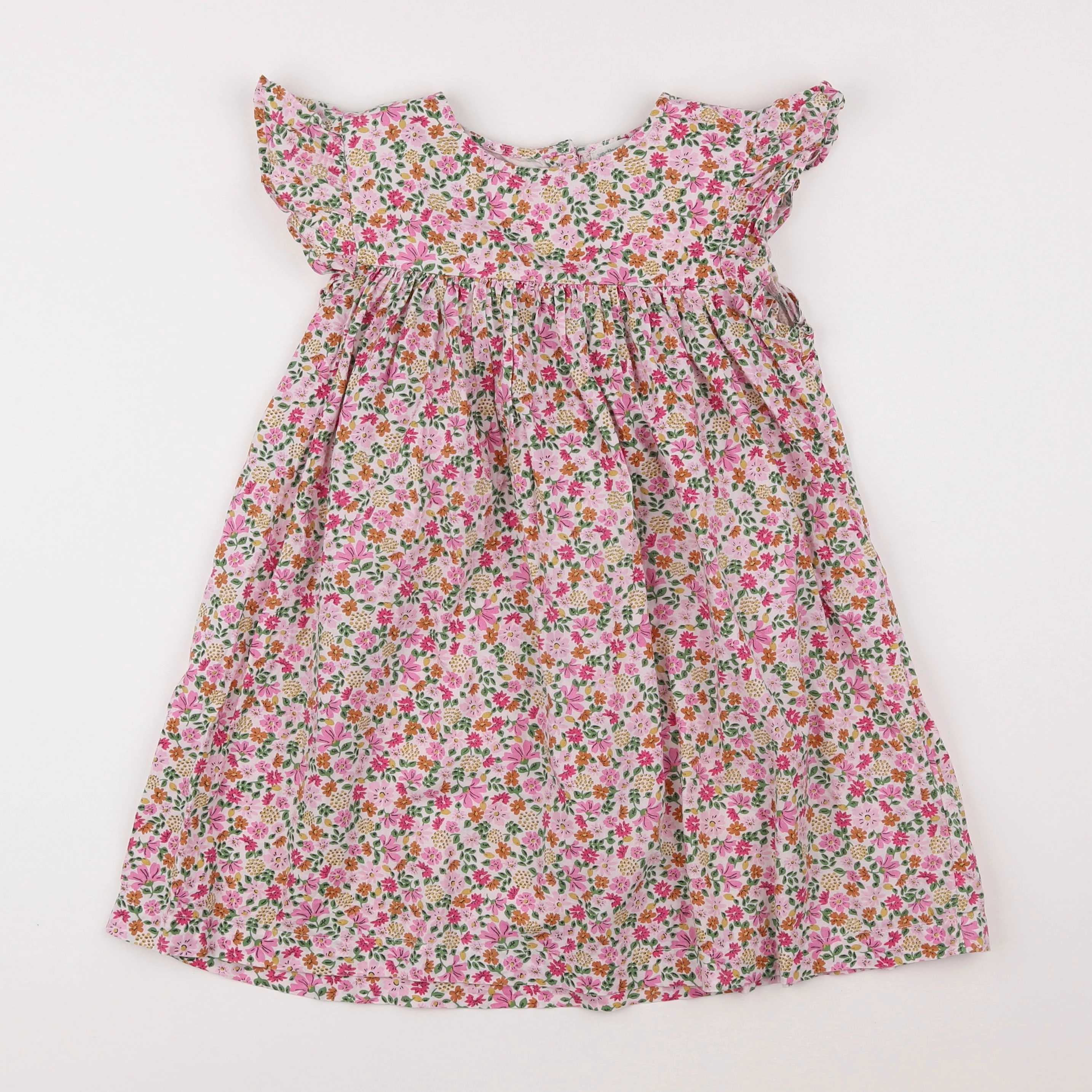 Vertbaudet - robe multicolore - 7 ans